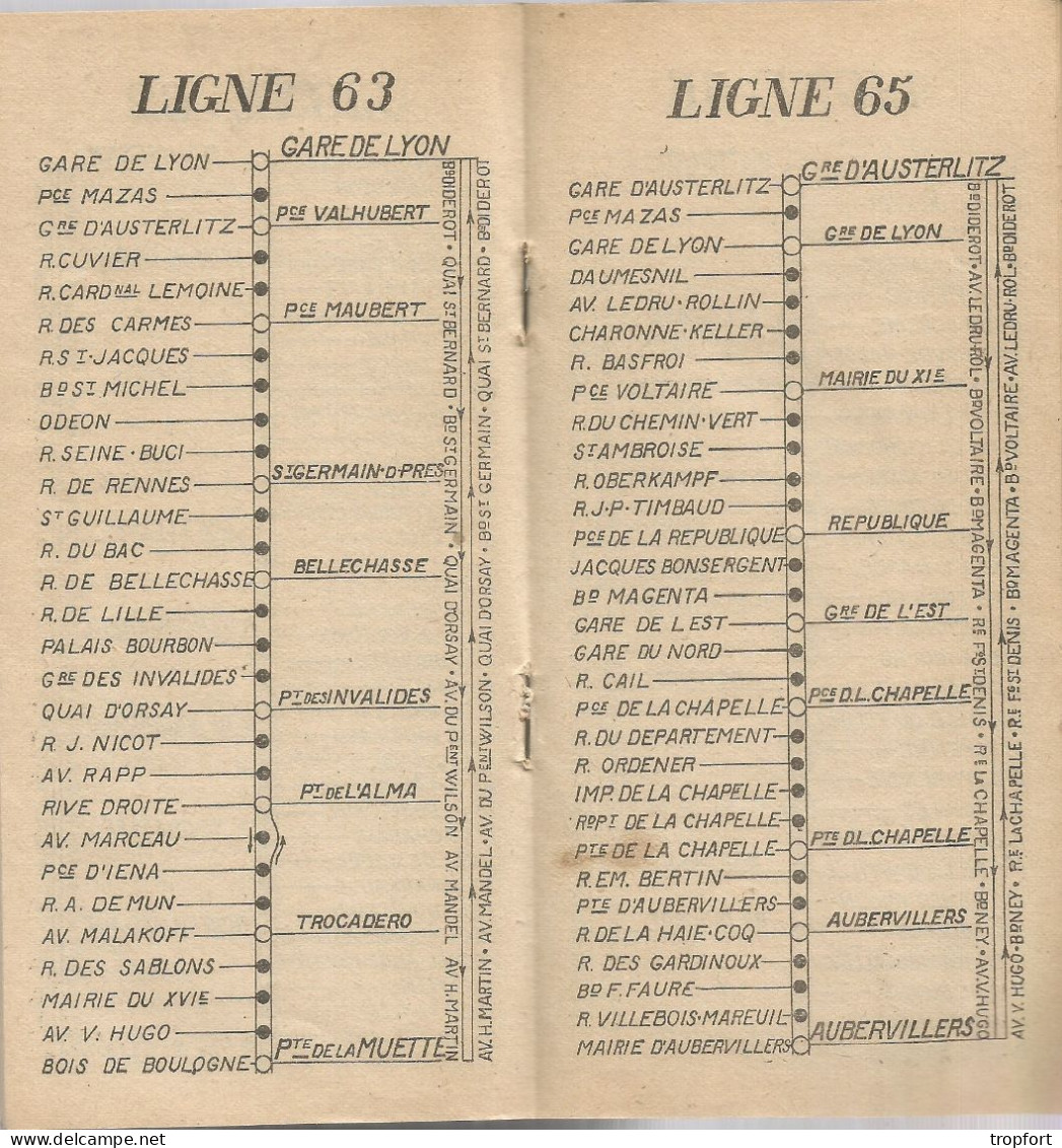 Horaires AUTOBUS PARISIENS  Bus Car  Paris Lignes Intra- Muros - Europa