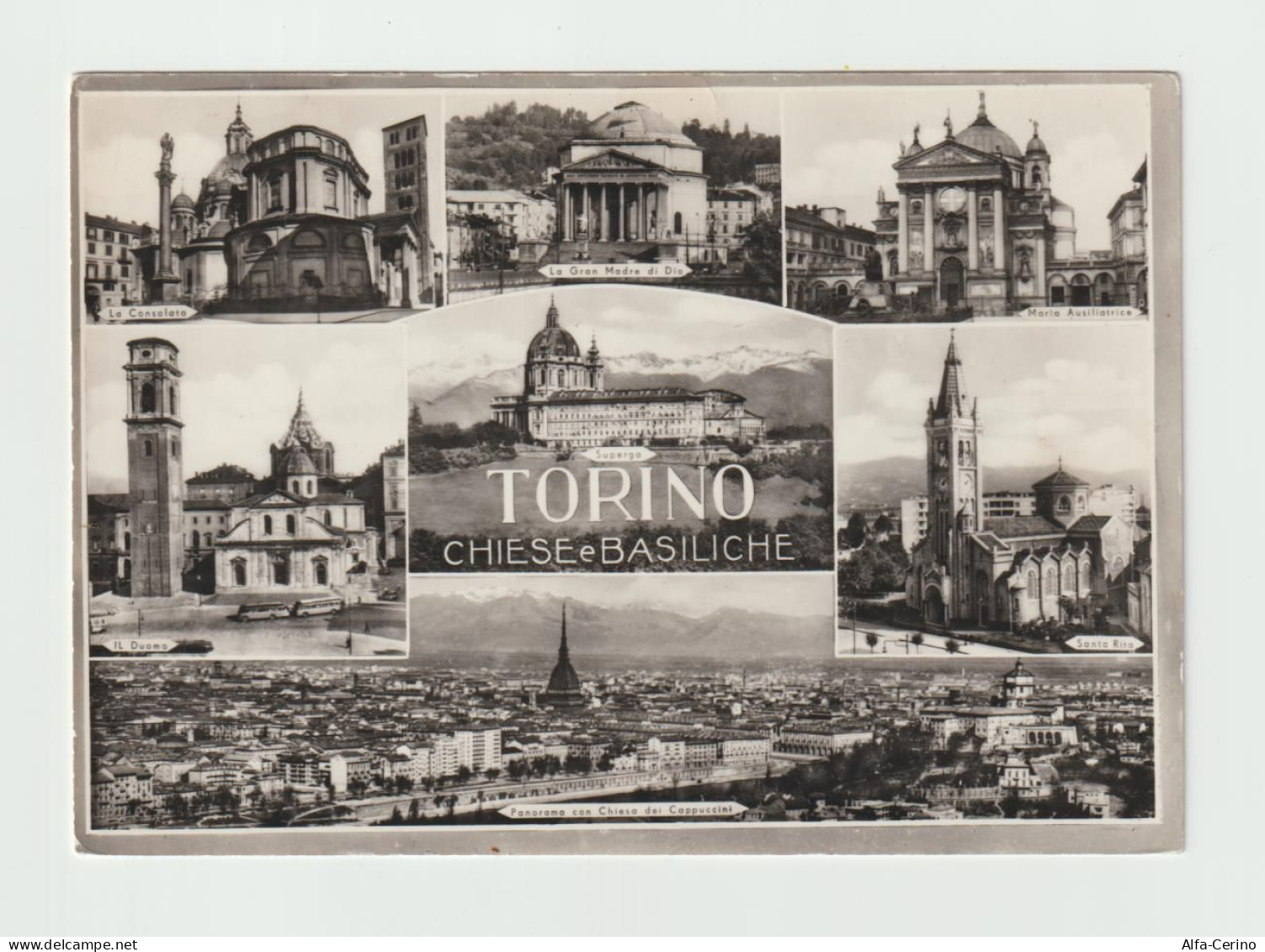 TORINO:    CHIESE  E  BASILICHE  -  VISIONI  -  FOTO  -  FG - Churches