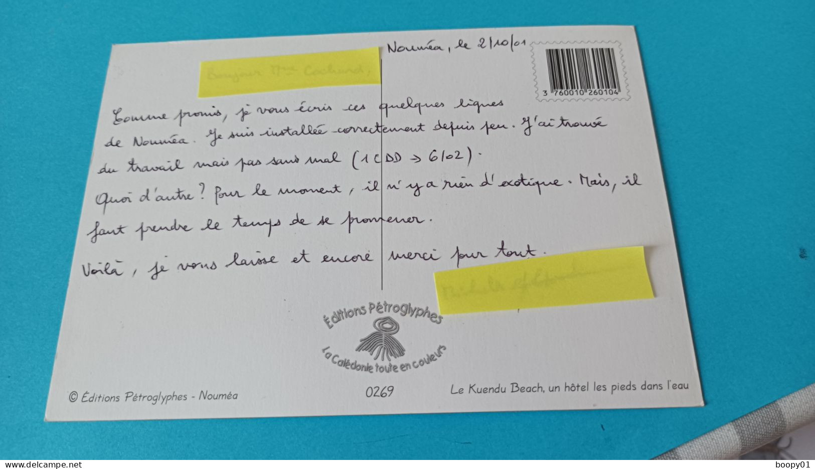 CPM NOUVELLE-CALEDONIE (Territoire Français) : Le "Kuendu Beach", Hôtel Les Pieds Dans L'eau - Nouvelle Calédonie