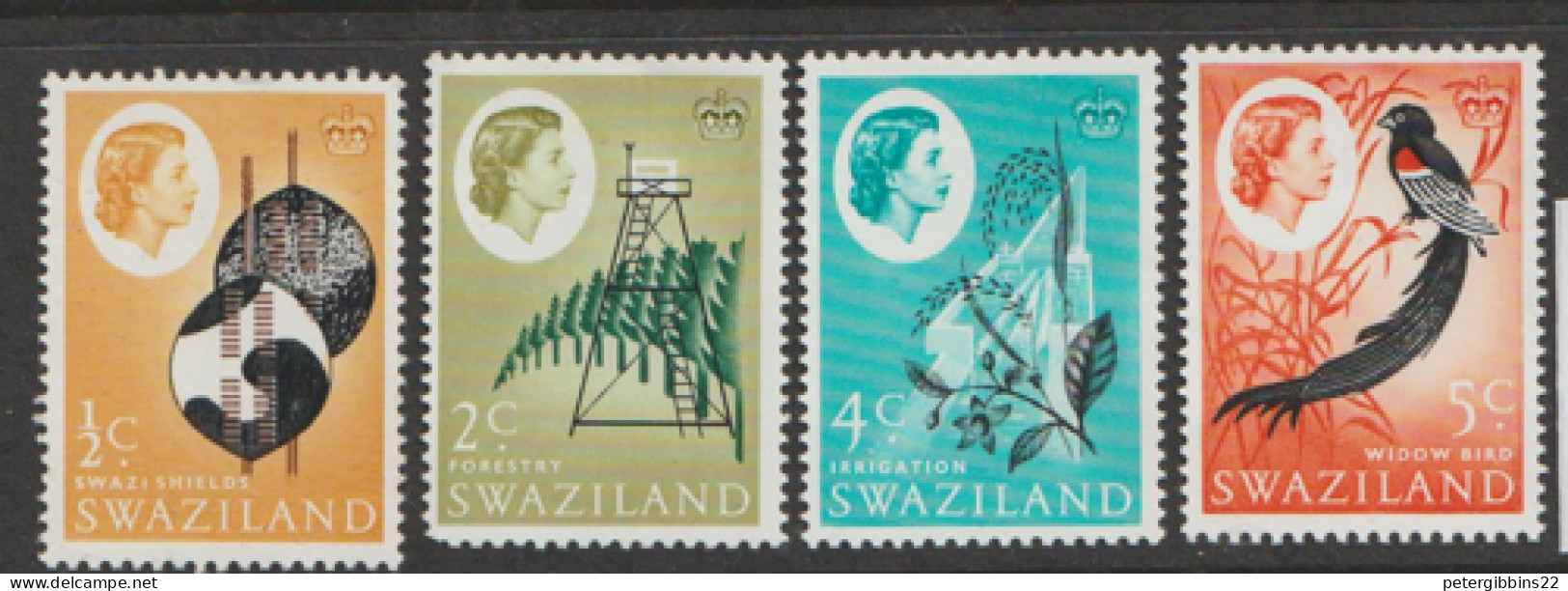 Swaziland  1962 Various Values  Mounted Mint - Swaziland (...-1967)