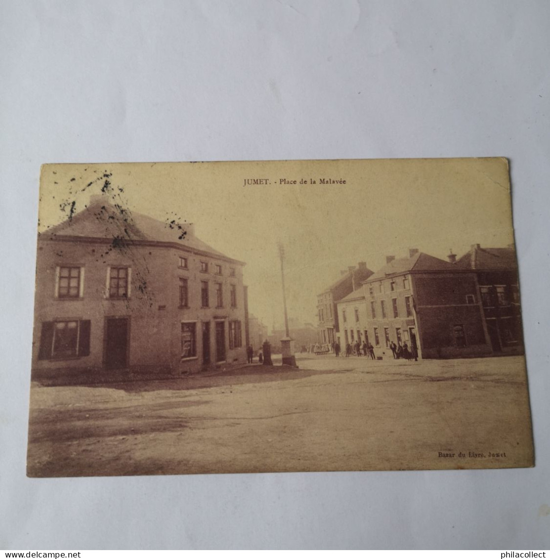 Jumet (Gem. Charleroi) Place De La Malavee 1912 - Autres & Non Classés