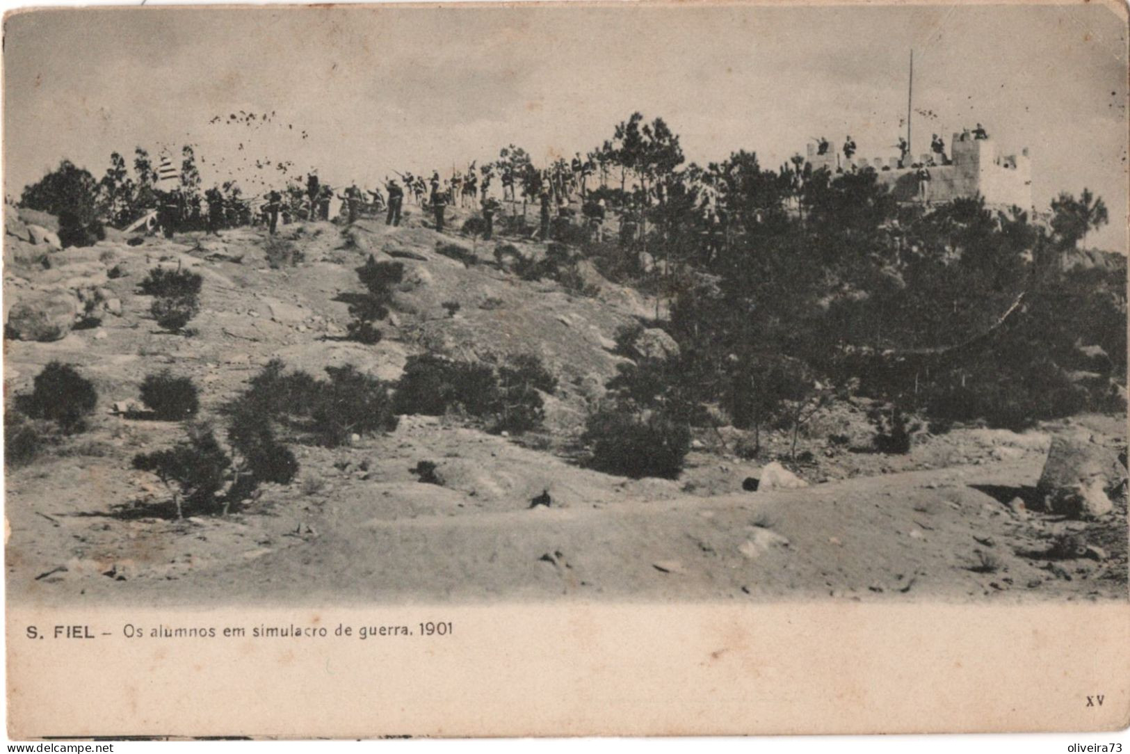 LOURIÇAL DO CAMPO - Reformatório De S. FIEL - Os Alunos Em Simulacro De Guerra 1901 - PORTUGAL - Castelo Branco