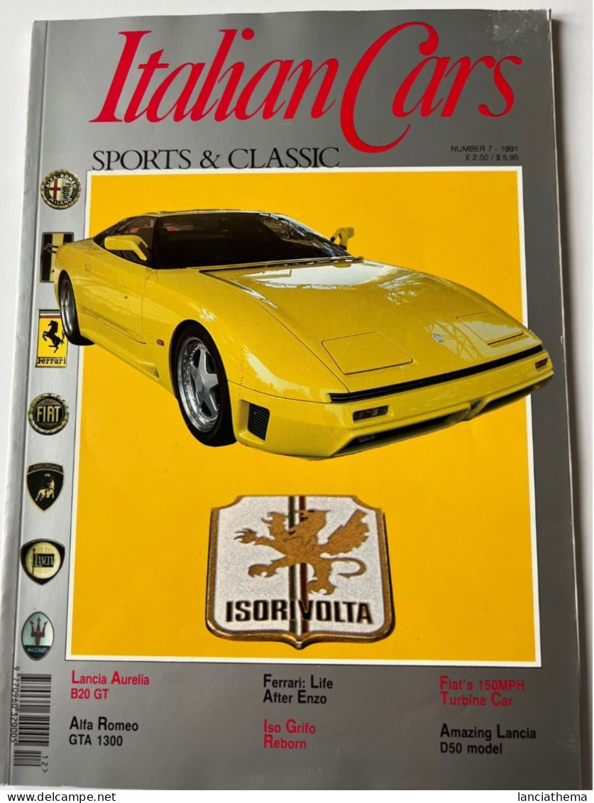 Italian Cars No 7 1991, Fiat, Alfa, Iso, Ferrari, Lancia - Verkehr