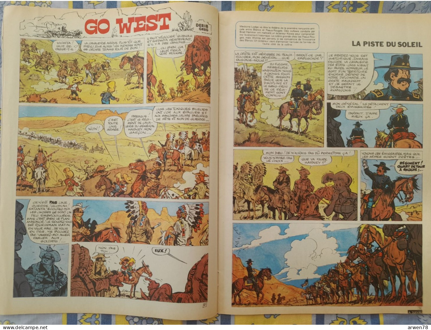 Chez Nous Junior Novembre1972 Michel Vaillant Go West Cubitus Comanche   Etc. ... - CANAL BD Magazine