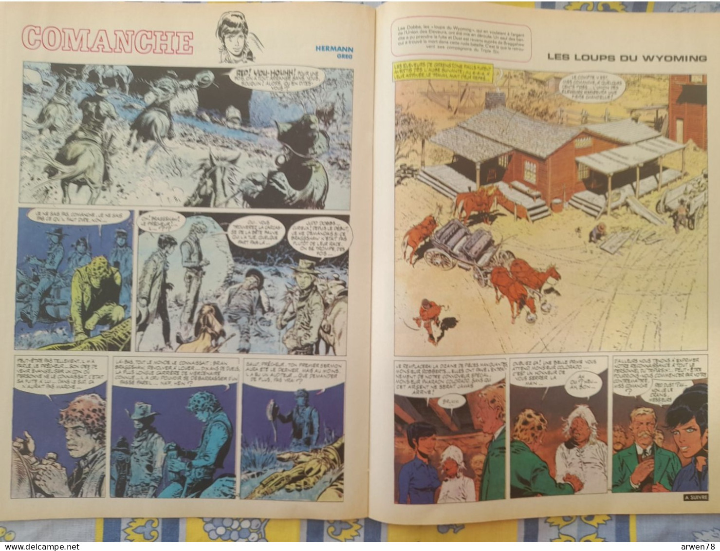 Chez Nous Junior Novembre1972 Michel Vaillant Go West Cubitus Comanche   Etc. ... - CANAL BD Magazine