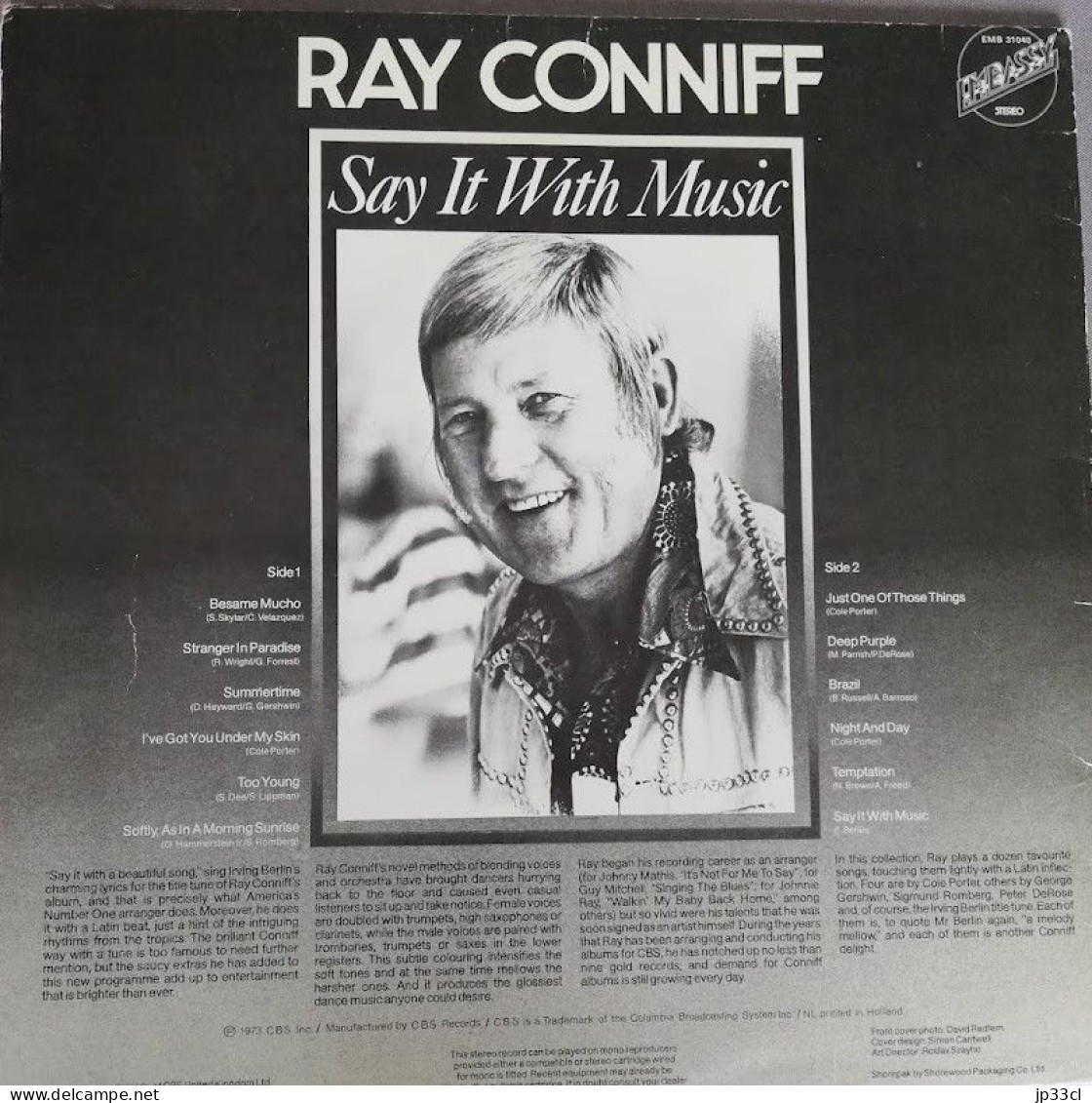 Lot de treize 33 T de Ray Conniff and his orchestra and chorus