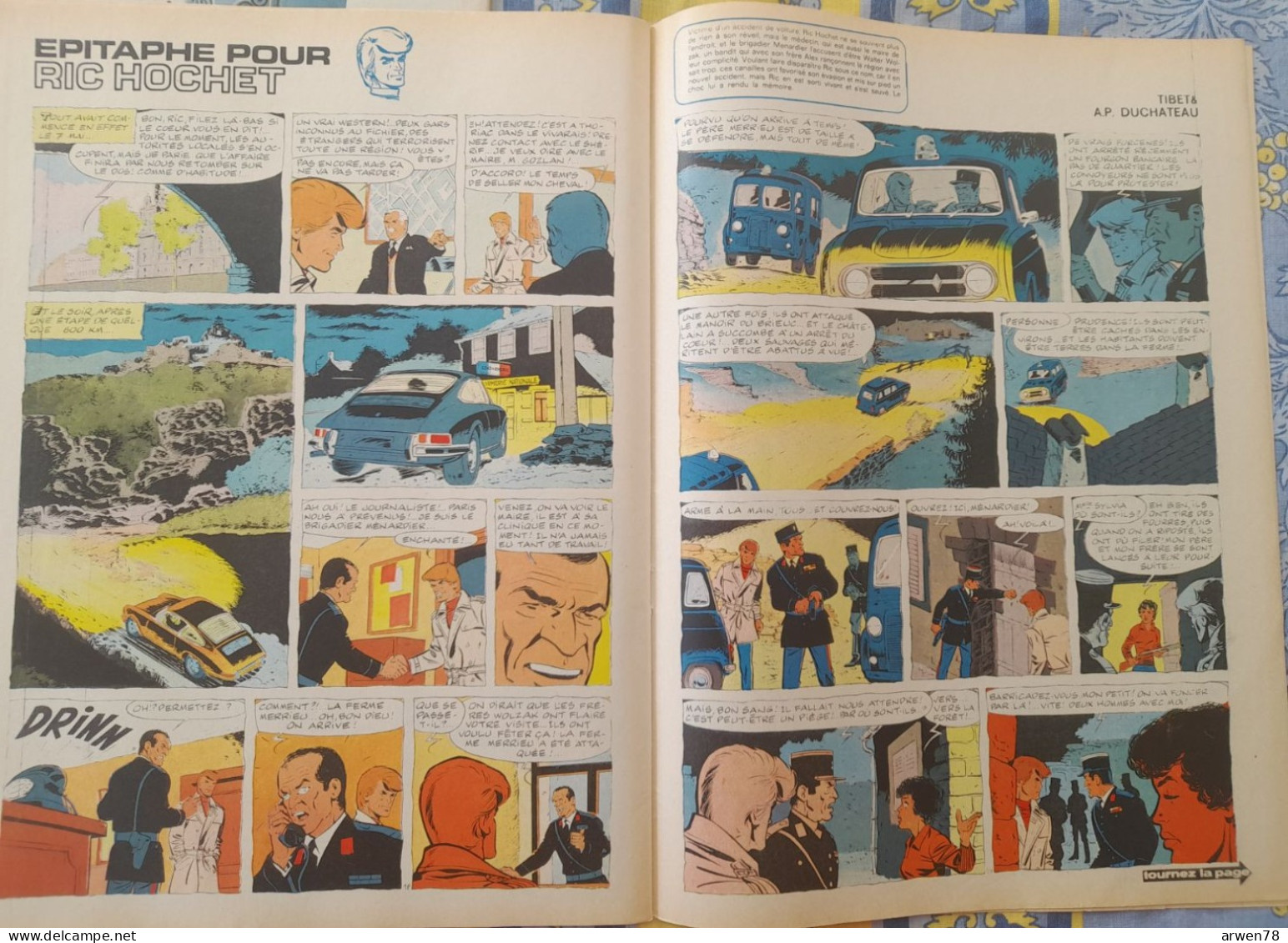 Chez Nous Junior Janvier 1973 Tintin Le Lac Aux Requins Chick Bill Ric Hochet Etc. ... - CANAL BD Magazine