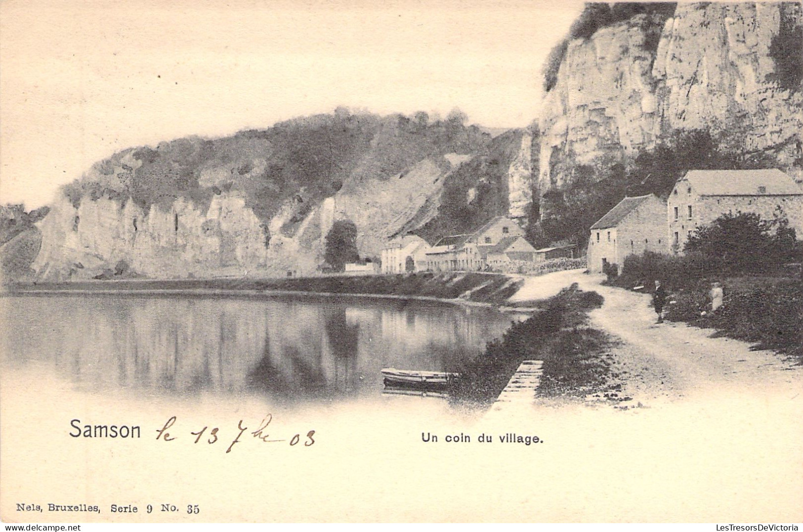 BELGIQUE - Samson - Un Coin Du Village - Nels - Carte Postale Ancienne - Otros & Sin Clasificación