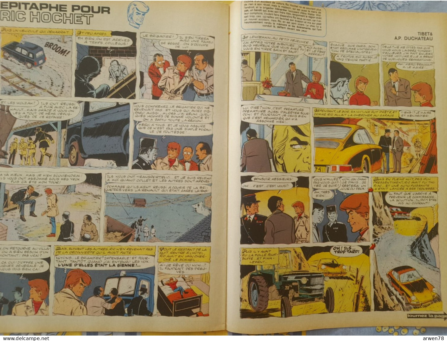 Chez Nous Junior Fevrier 1973 Tintin Le Lac Aux Requins Ric Hochet  Modeste Et Pompon  Etc. ... - CANAL BD Magazine