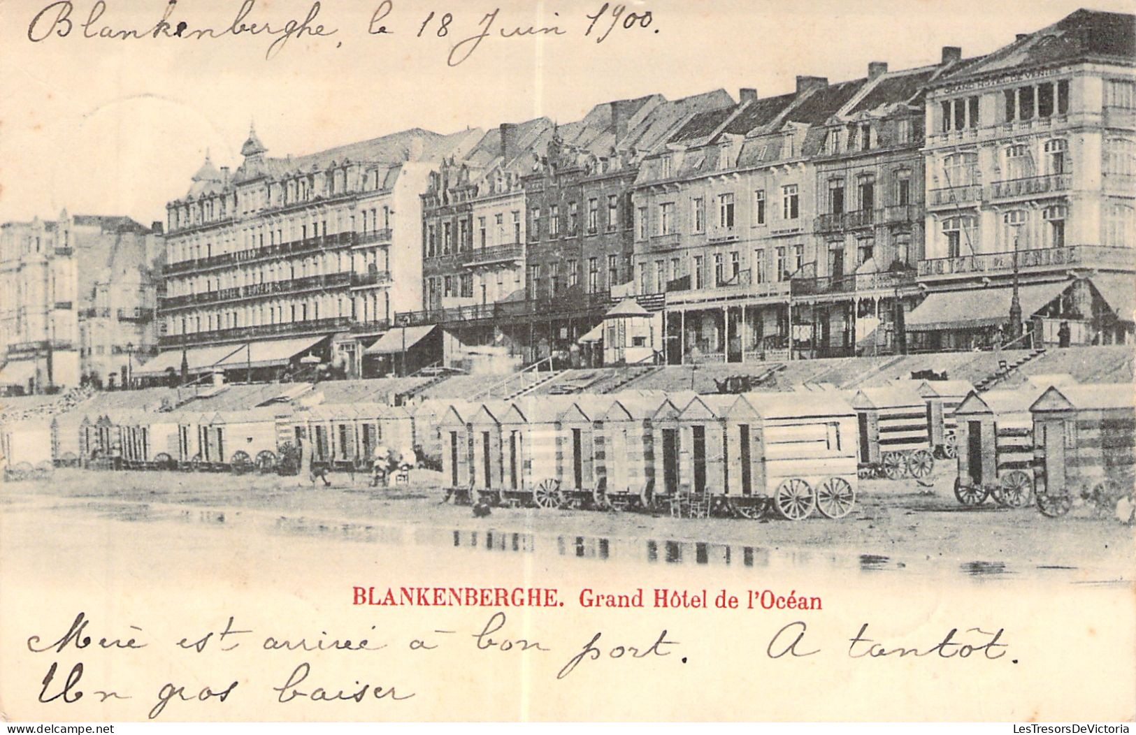 BELGIQUE - Blankenberghe - Grand Hotel De L'ocean - Carte Postale Ancienne - Blankenberge