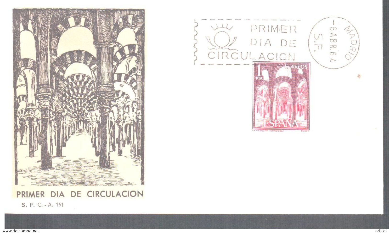 ESPAÑA FDC SPD MEZQUITA DE CORDOBA - Moschee E Sinagoghe