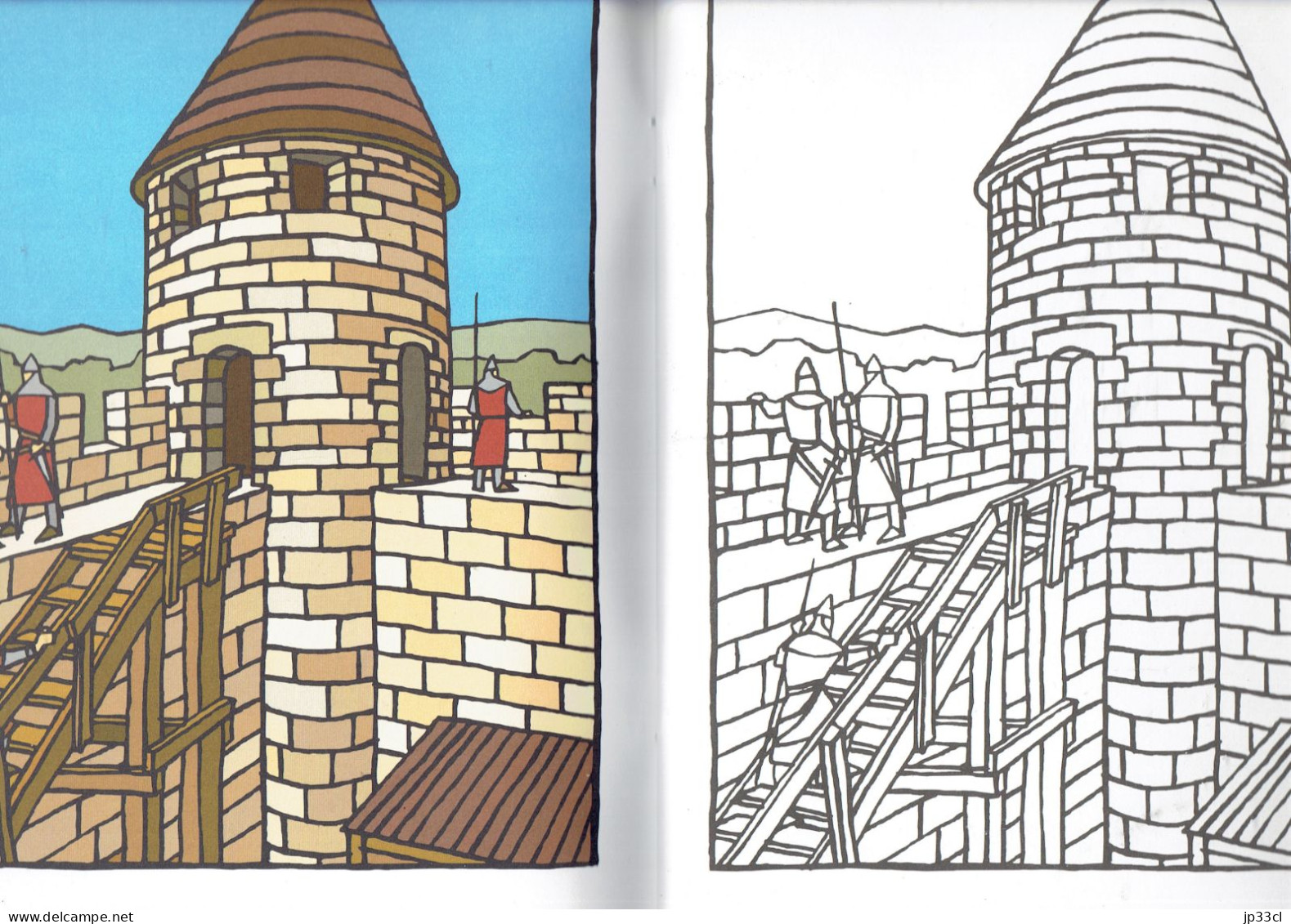 Je Colorie Les Châteaux Forts (Éditions Ouest France, 2005) - 0-6 Anni