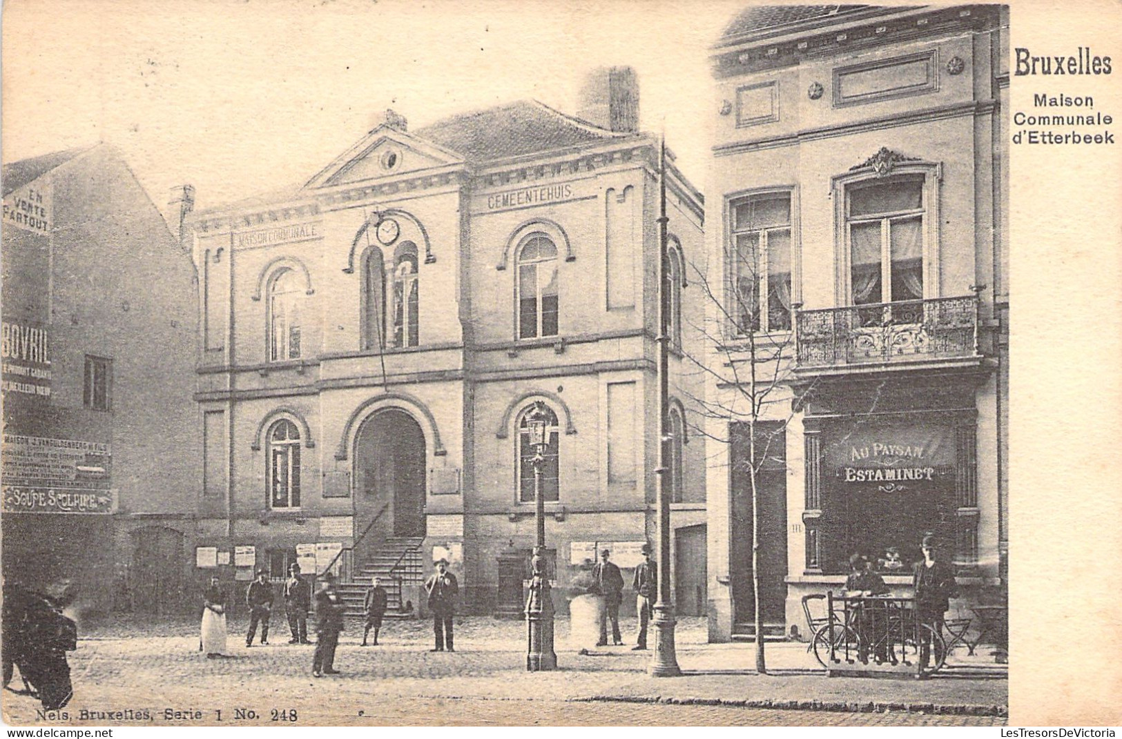 BELGIQUE - Bruxelles - Maison Communale D'etterbeek  - Carte Postale Ancienne - Etterbeek