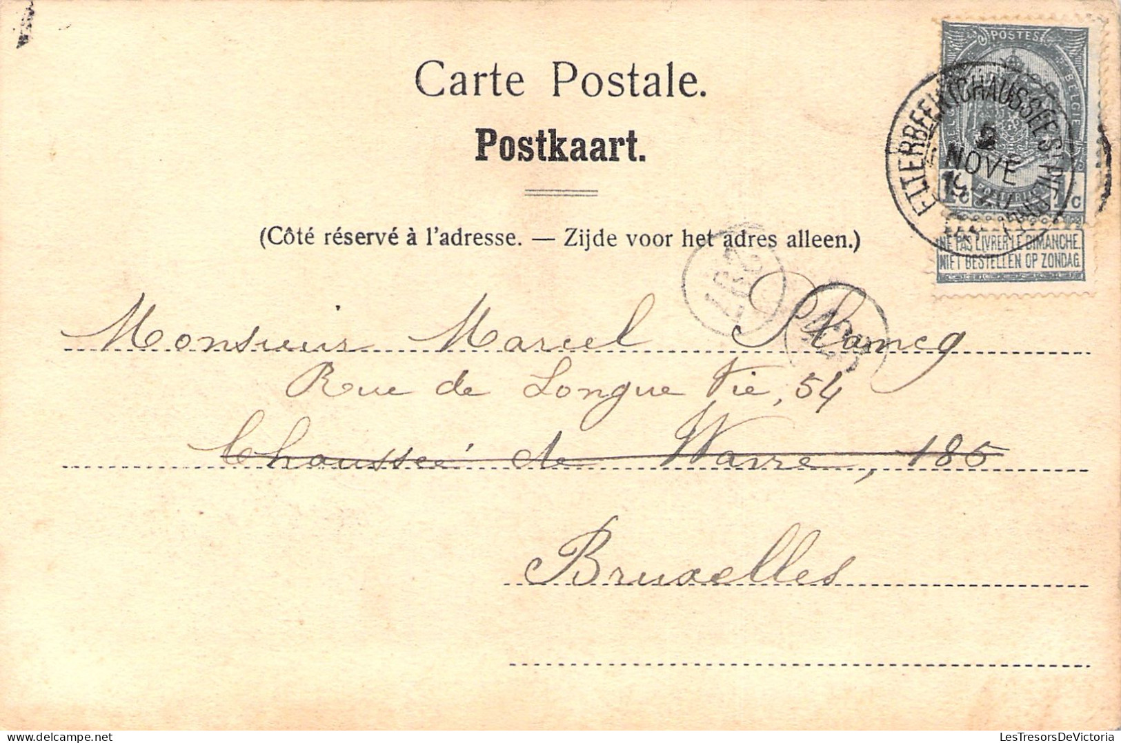 BELGIQUE - Bruxelles - Maison Communale D'etterbeek  - Carte Postale Ancienne - Etterbeek