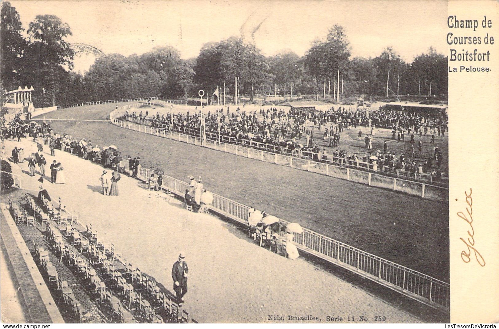 BELGIQUE - Champ De Courses De Boitsfort - La Pelouse  - Carte Postale Ancienne - Watermaal-Bosvoorde - Watermael-Boitsfort