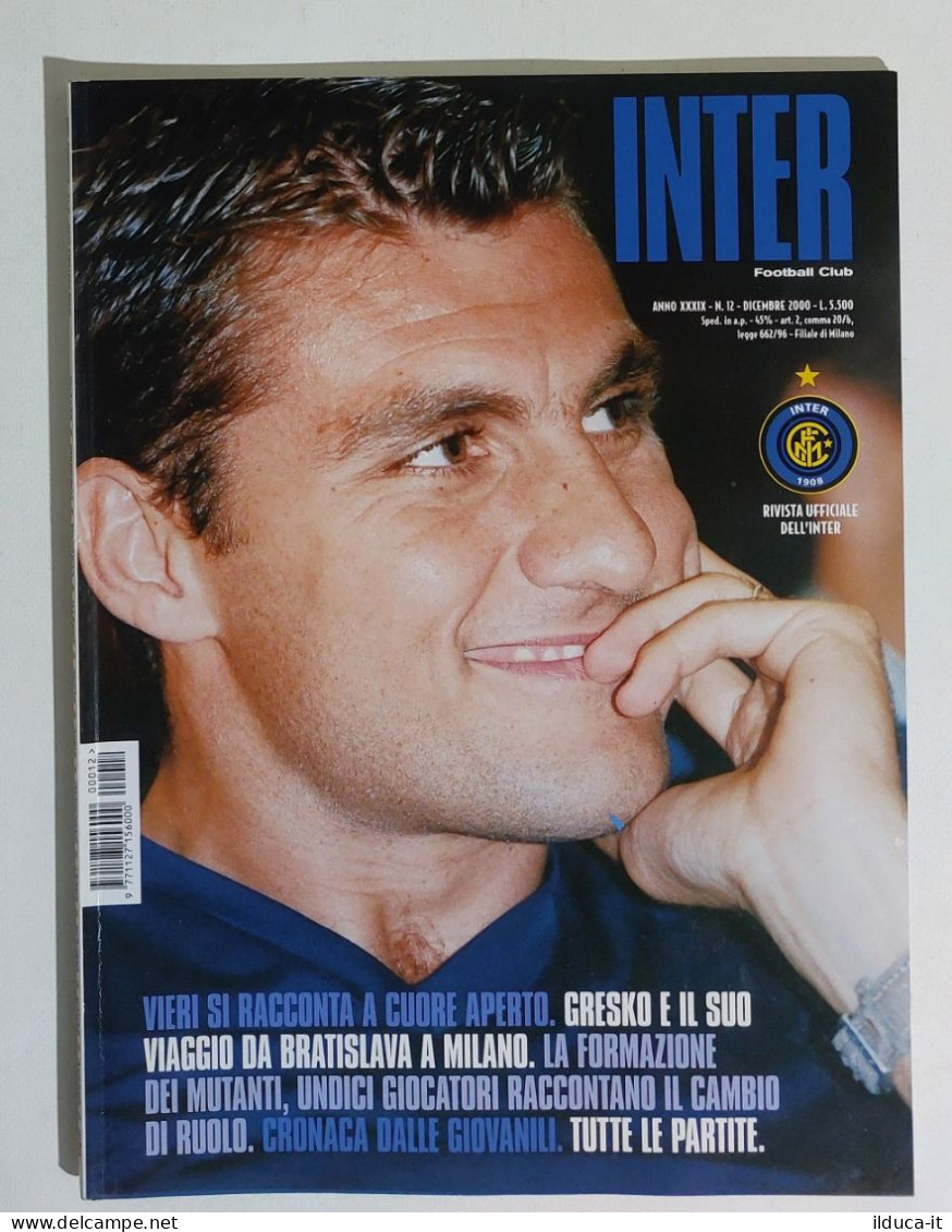 44538 Inter Football Club 2000 A. XXXIX N. 12 - Vieri - Sport