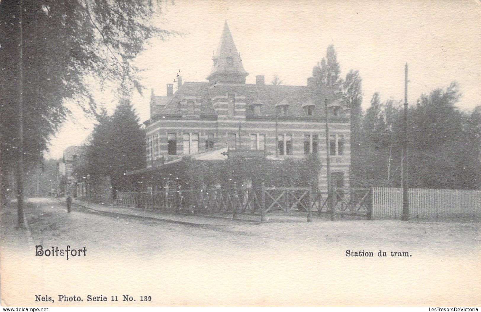 BELGIQUE - Boitsfort - Station Du Tram - Tramway - Carte Postale Ancienne - Watermaal-Bosvoorde - Watermael-Boitsfort