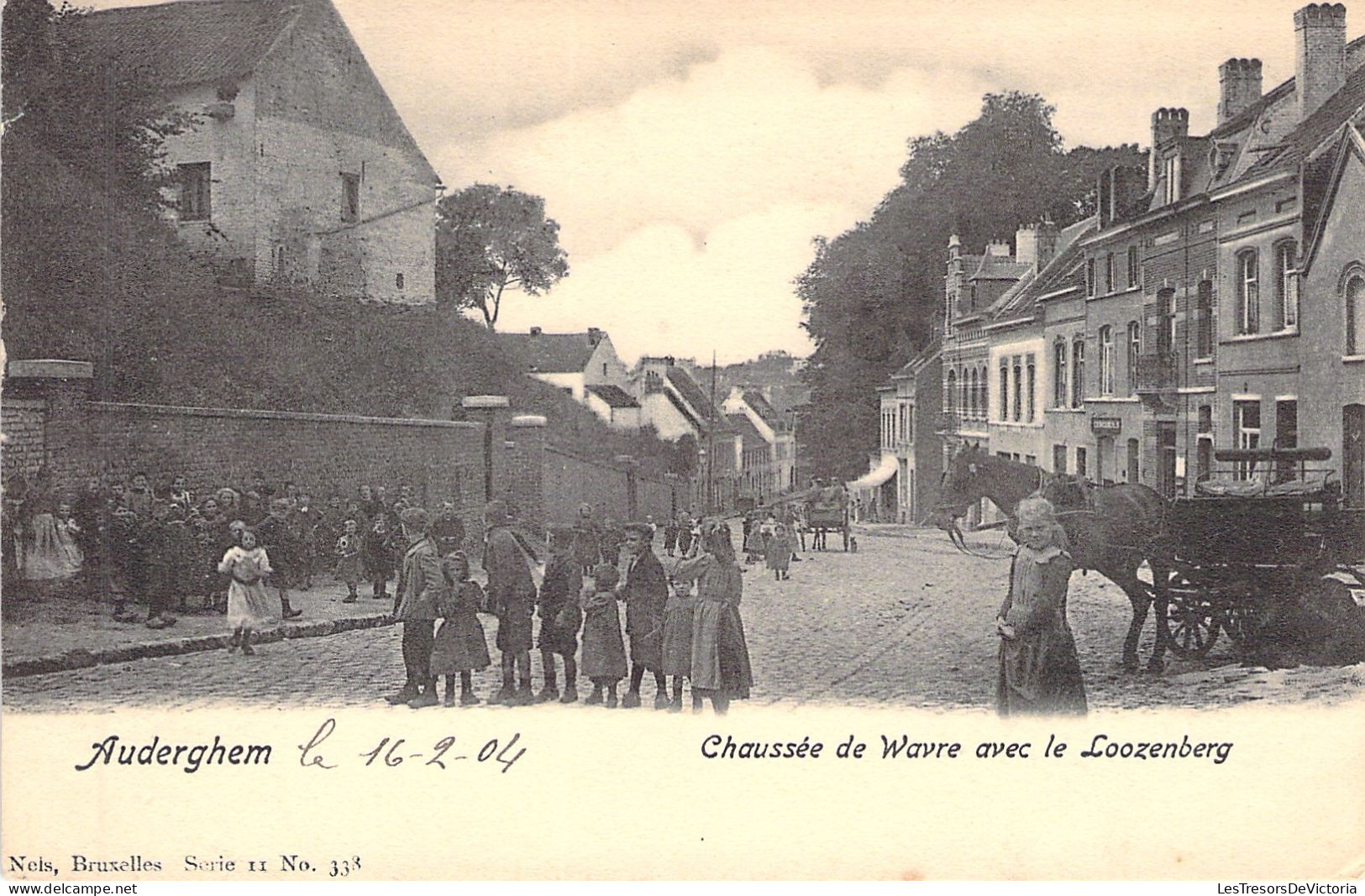 BELGIQUE - Auderghem - Chaussée De Wavre Avec Le Loozenberg - Carte Postale Ancienne - Oudergem - Auderghem