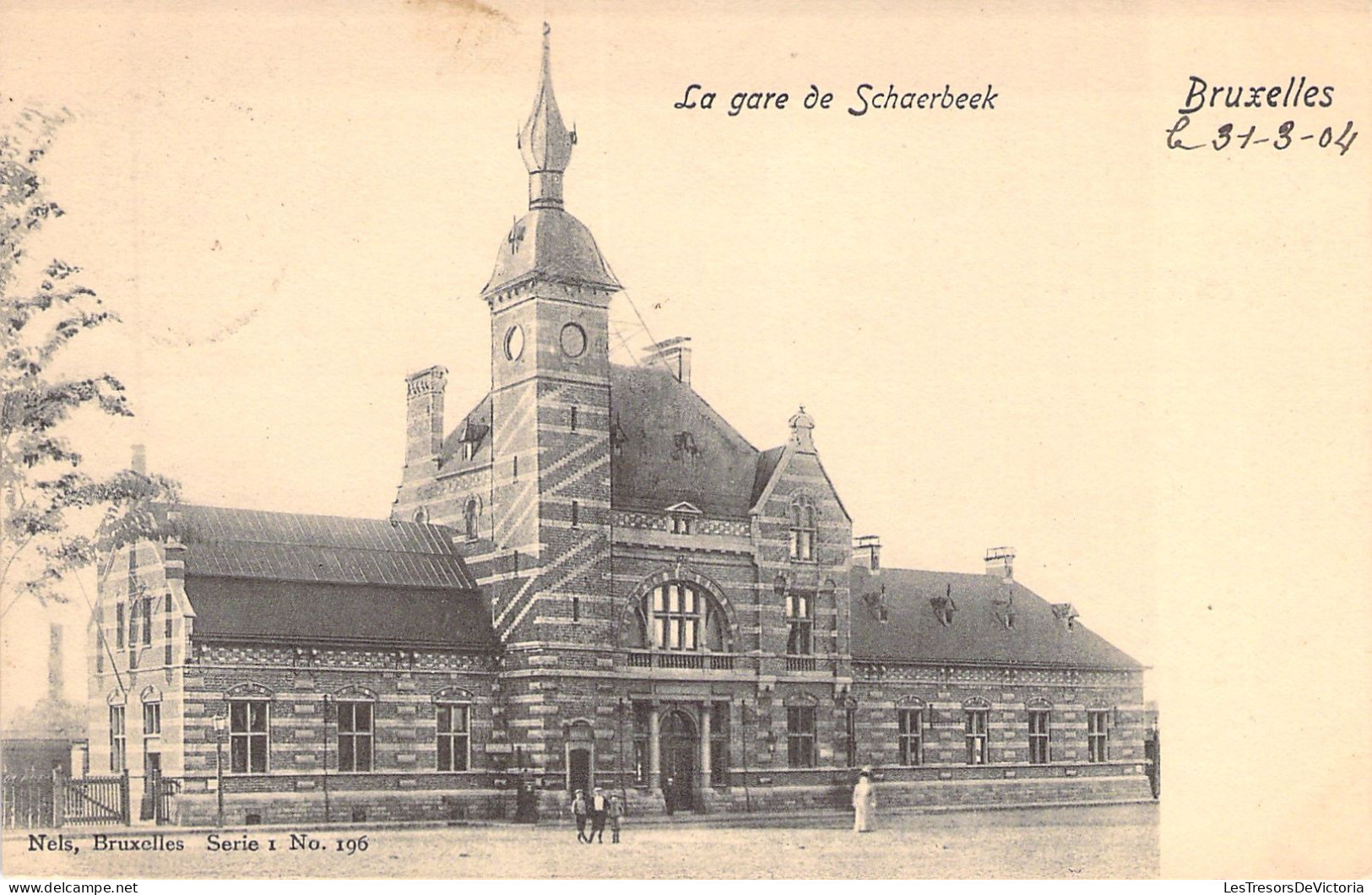 BELGIQUE - Bruxelles - La Gare De Schaerbeek - Carte Postale Ancienne - Schaarbeek - Schaerbeek