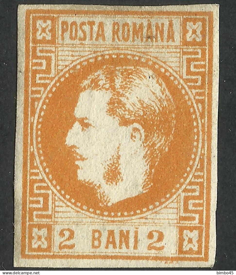 Romania 1868 Charles I  - Original Gum - 1858-1880 Fürstentum Moldau