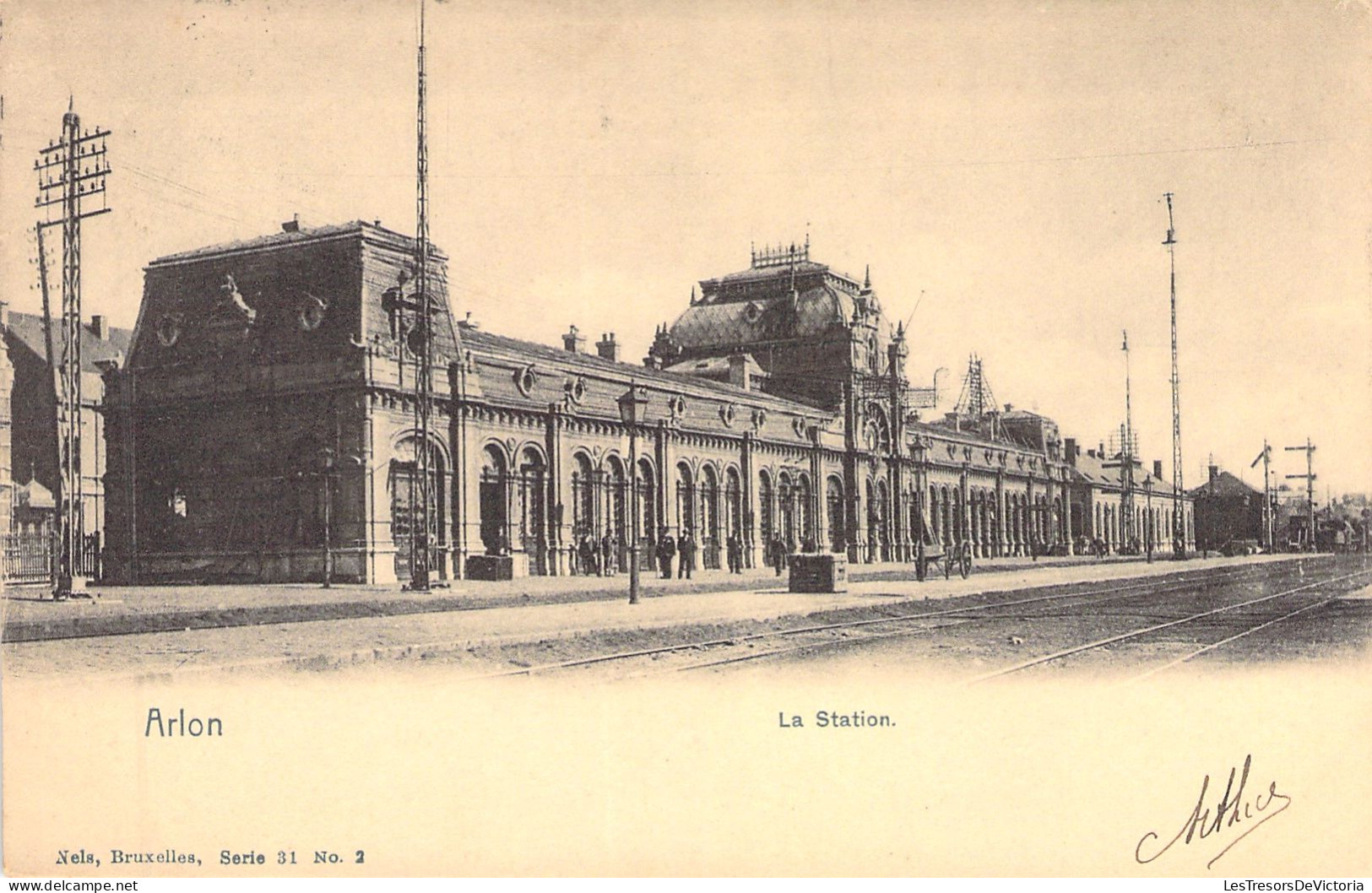 BELGIQUE - Arlon - La Station - Carte Postale Ancienne - Arlon