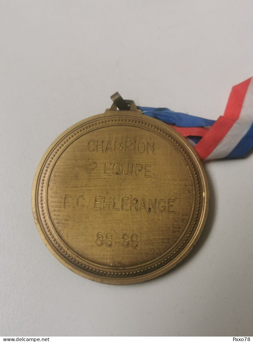 Luxembourg Médaille, Champion 2 équipe F. C. Ehlerange 1988-89 - Andere & Zonder Classificatie