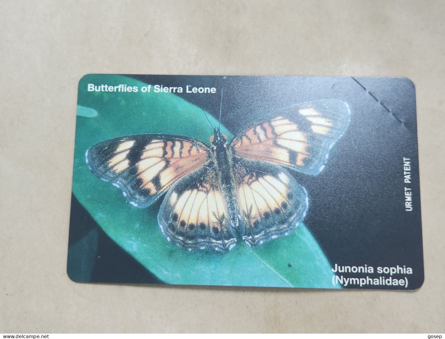 SIERRA LEONE-(SL-SLT-0011)-Junonia Sophia-(8)-(50units)-urmet Card-MINT Card+1card Prepiad Free - Sierra Leone