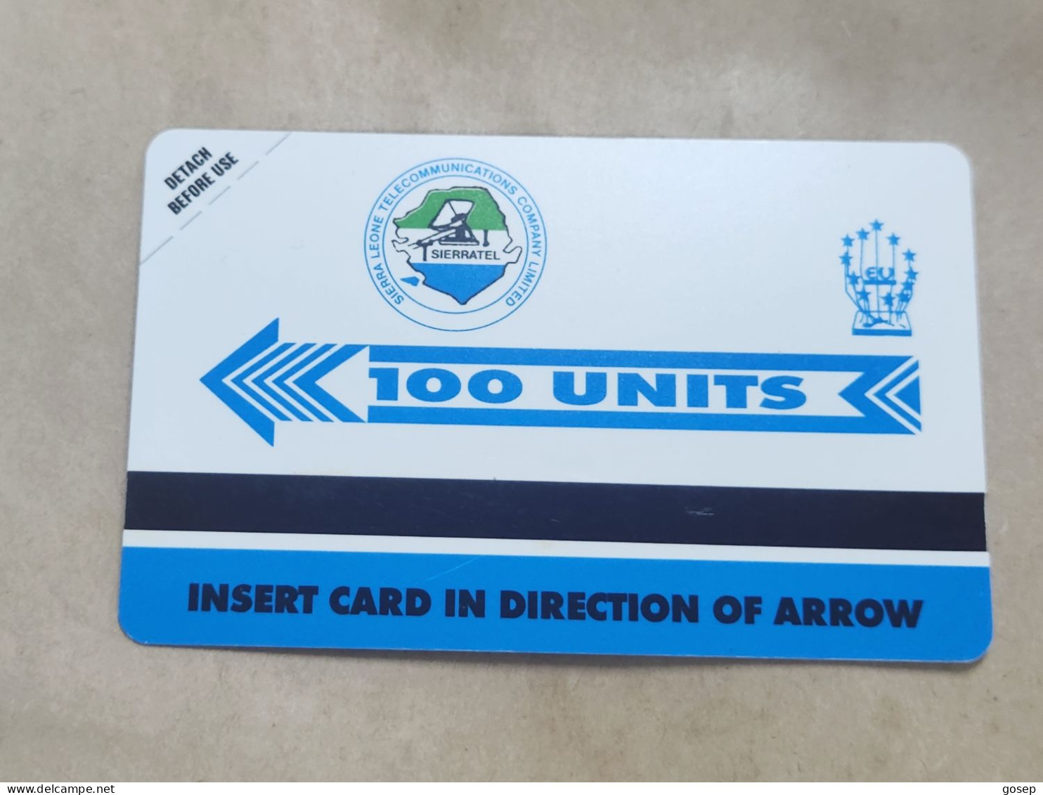 SIERRA LEONE-(SL-SLT-0012)-Euphaedra Cyparissa-(9)-(100units)-urmet Card-MINT Card+1card Prepiad Free - Sierra Leone