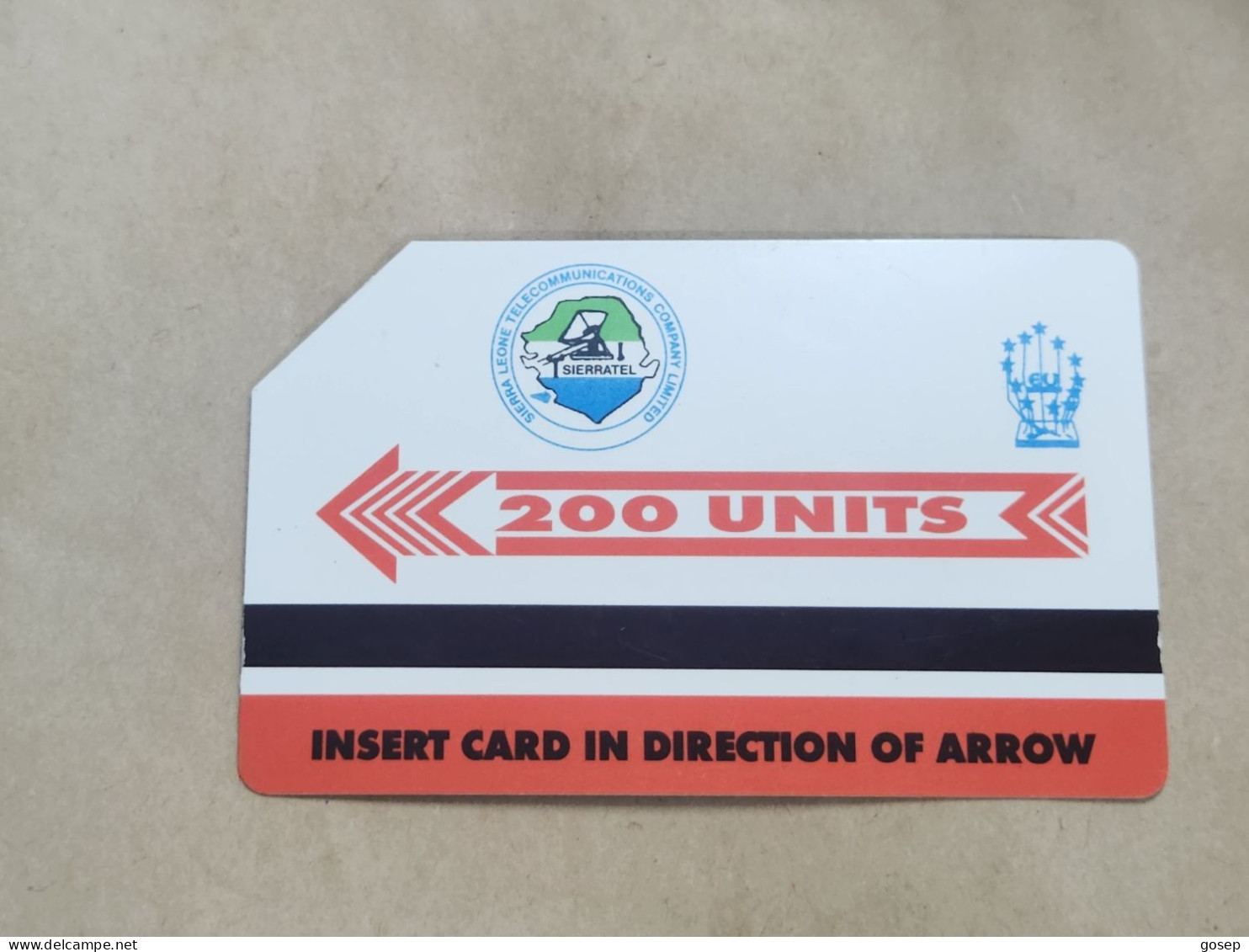 SIERRA LEONE-(SL-SLT-0013)-Eustera Brachyura-(10)-(200units)-urmet Card-USED Card+1card Prepiad Free - Sierra Leona