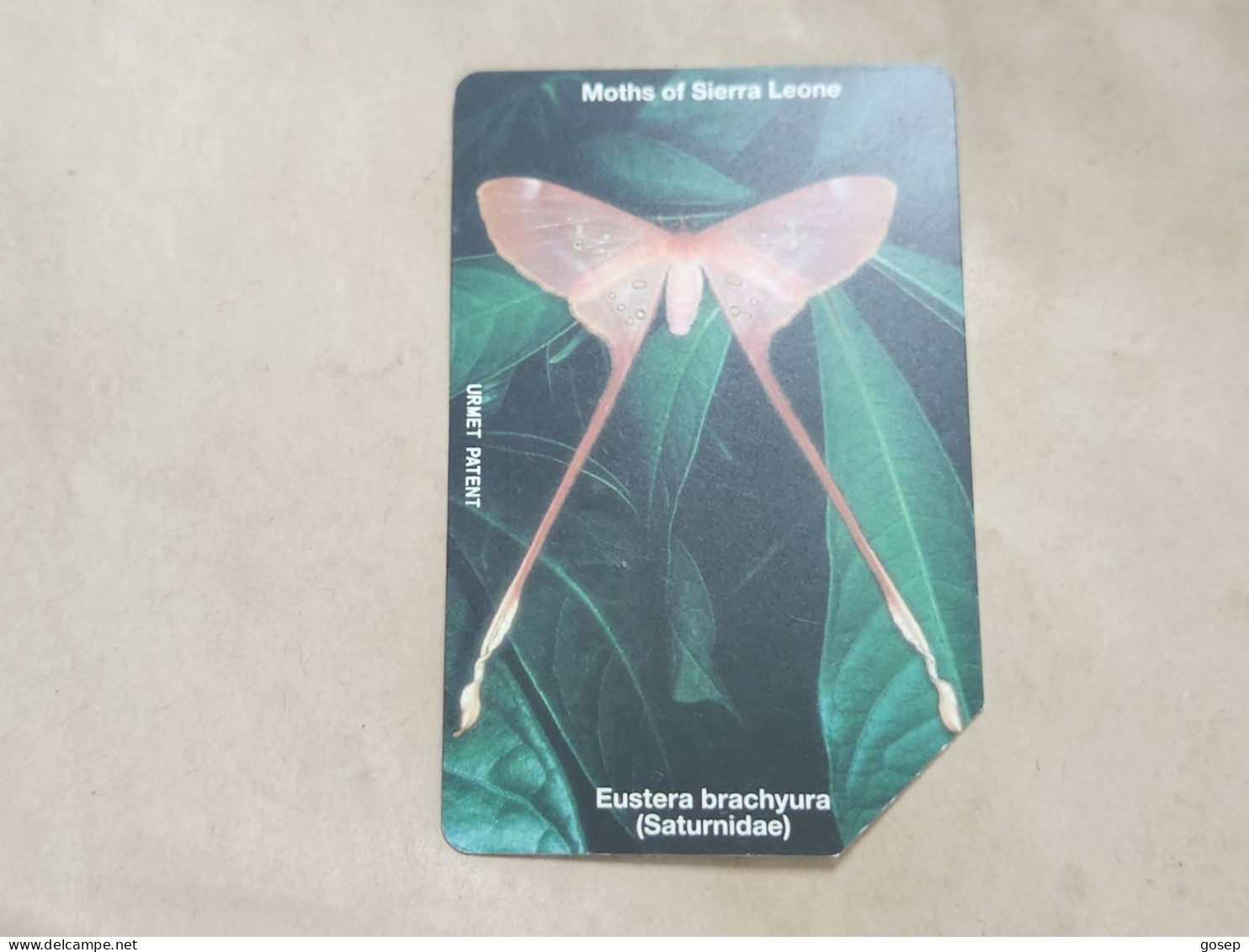 SIERRA LEONE-(SL-SLT-0013)-Eustera Brachyura-(12)-(200units)-urmet Card-USED Card+1card Prepiad Free - Sierra Leona