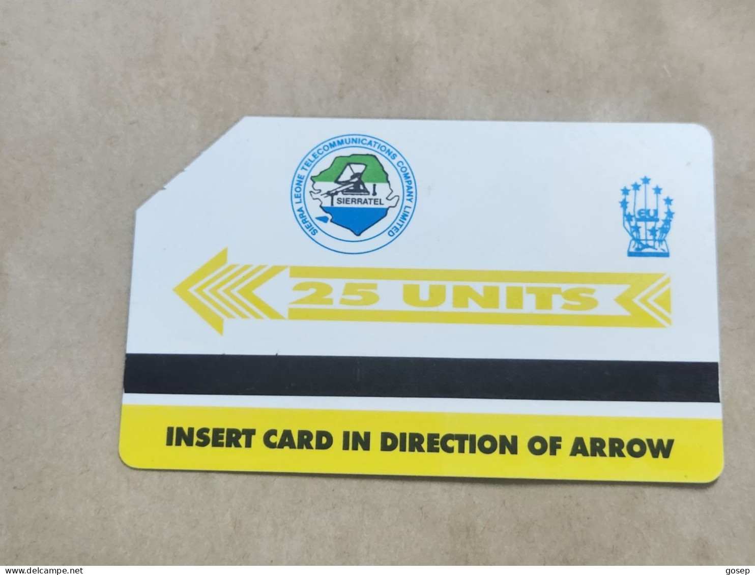 SIERRA LEONE-(SL-SLT-0015)-Orchid 2-(23)-(25units)-urmet Card-USED Card+1card Prepiad Free - Sierra Leone