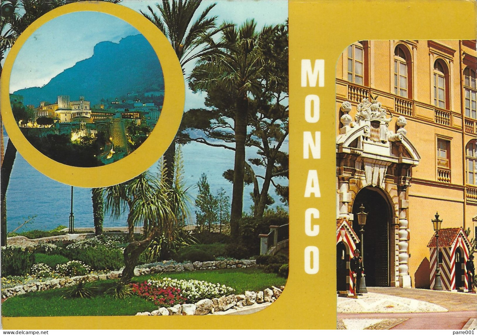 Monaco 1977 Monte Carlo UPU Day 9 October Slogan Flag Viewcard - UPU (Union Postale Universelle)