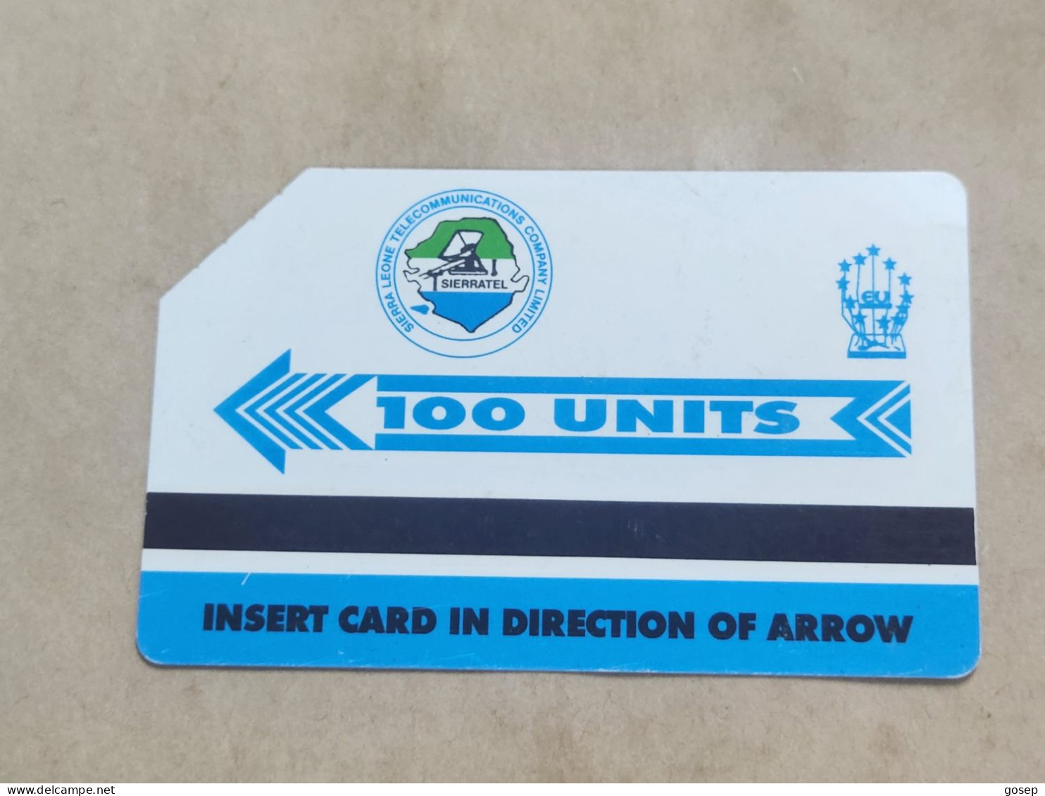 SIERRA LEONE-(SL-SLT-0017)-Orchid 4-(29)-(100units)-urmet Card-USED Card+1card Prepiad Free - Sierra Leona