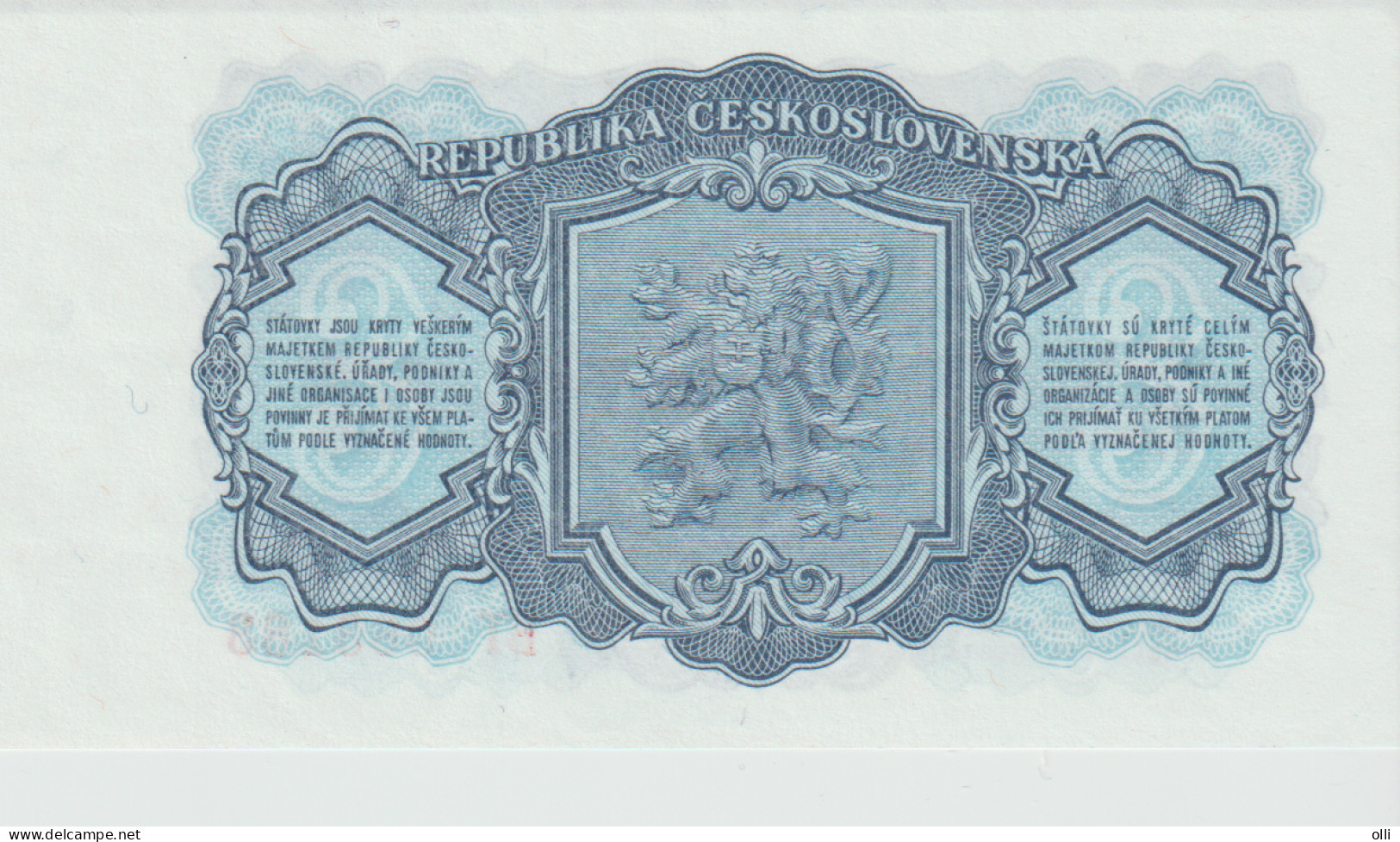 Czechoslovakia 3 Koruna 1953 79a Unc - Tchécoslovaquie