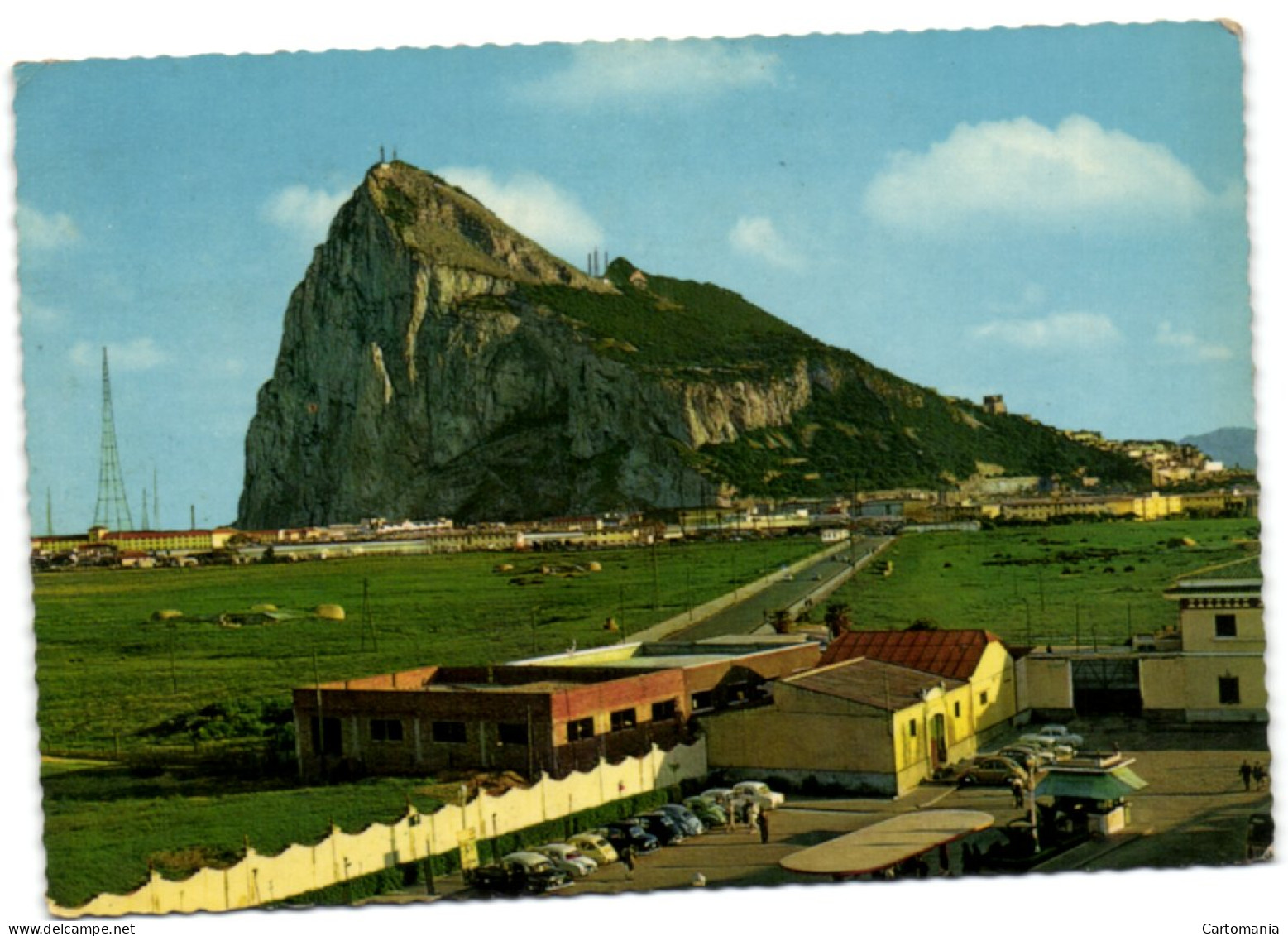 Gibraltar - North View Of The Rock Of Gibraltar - Gibraltar