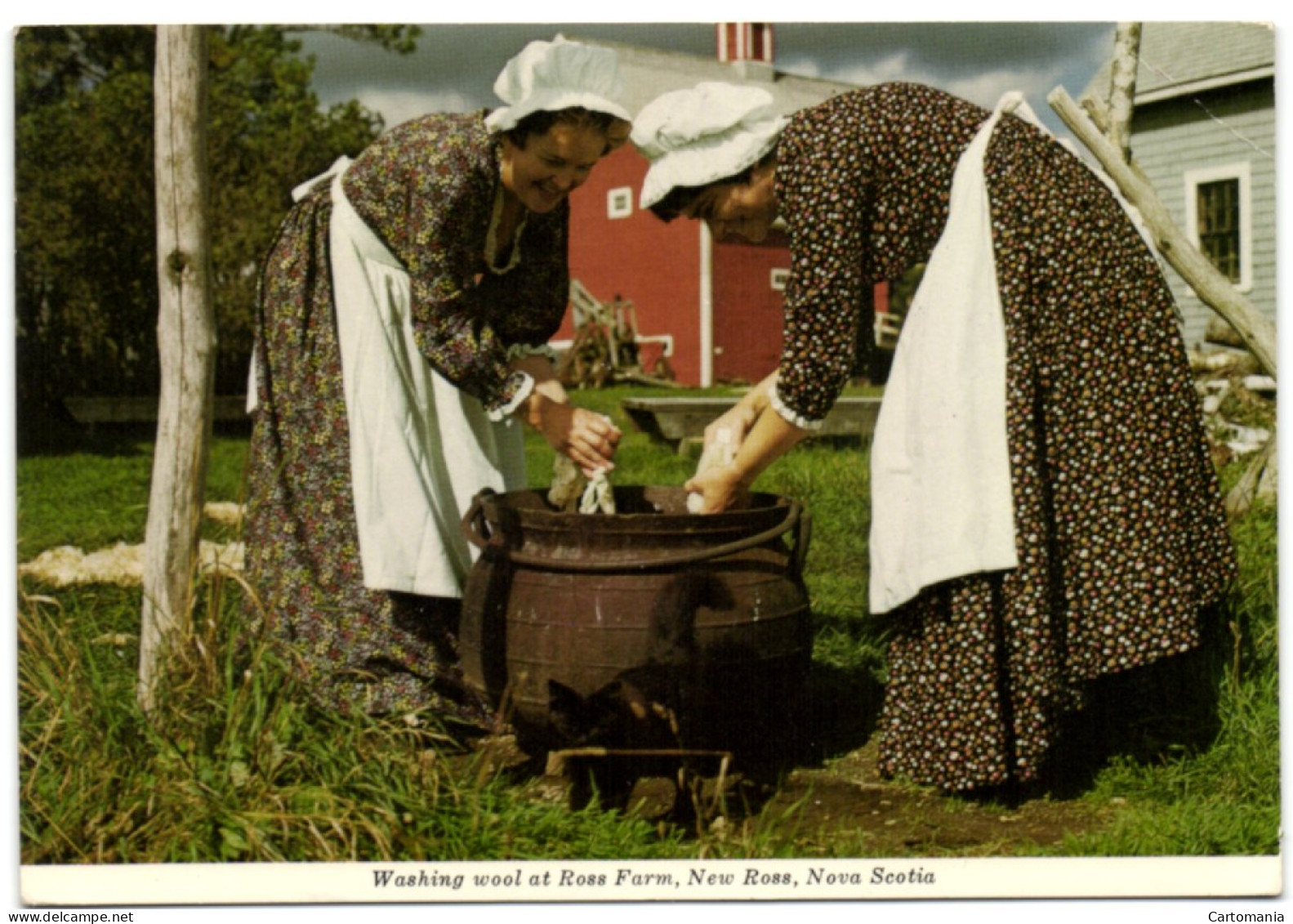 Washing Wool At Ross Farm - New Ross - Nova Scotia - Wexford