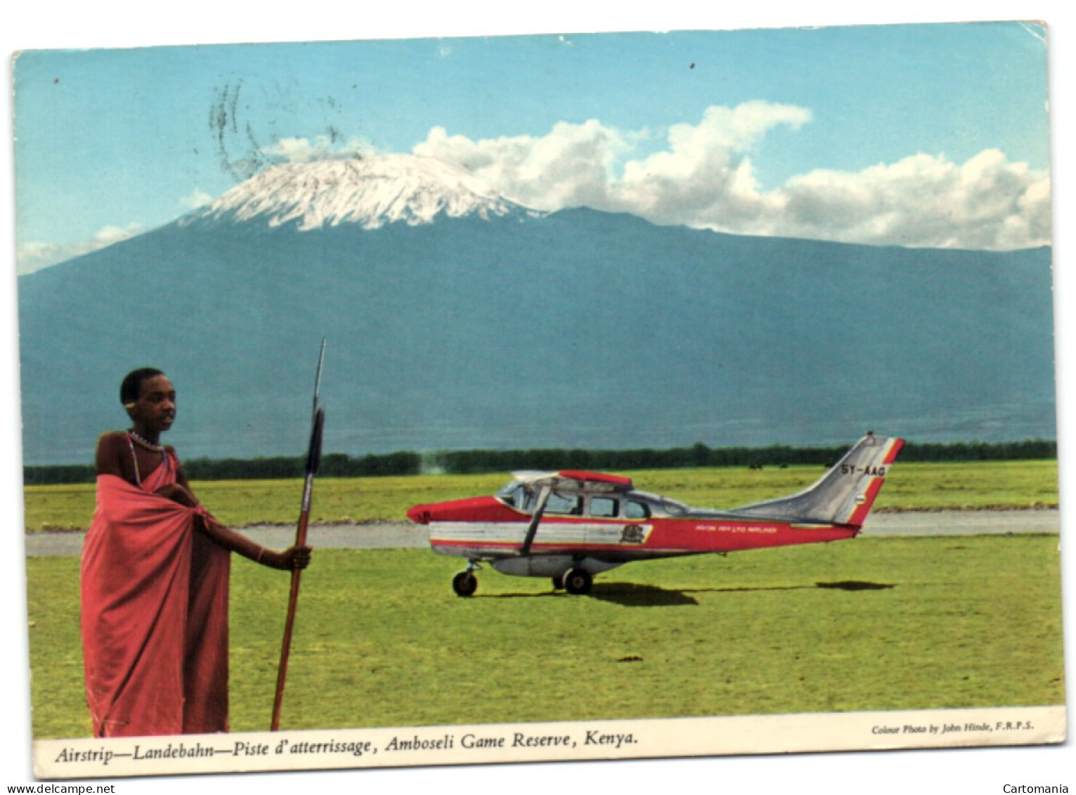 Airstrip - Landebahn - Piste D'atterrissage - Amboseli Gane Reserve - Kenya - Kenya