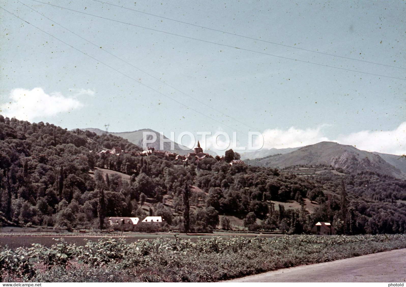 6 SLIDES SET 1952 LA MONGIE BAGNÈRES BIGORRE HAUTES PYRÉNÉES FRANCE 35mm AMATEUR  DIAPOSITIVE SLIDE NO PHOTO FOTO NB2792 - Diapositives