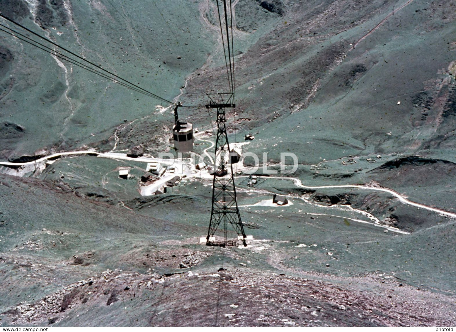 6 SLIDES SET 1952 LA MONGIE BAGNÈRES BIGORRE HAUTES PYRÉNÉES FRANCE 35mm AMATEUR  DIAPOSITIVE SLIDE NO PHOTO FOTO NB2792