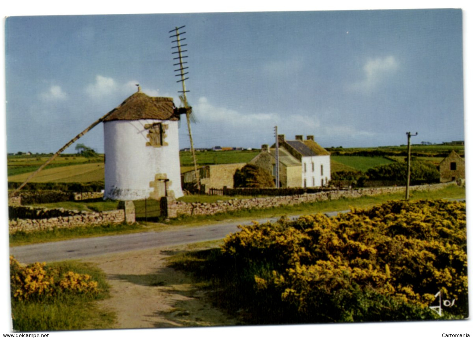 Le Vieux Moulin à Vent D'Erdeven (Morbihan) - Erdeven