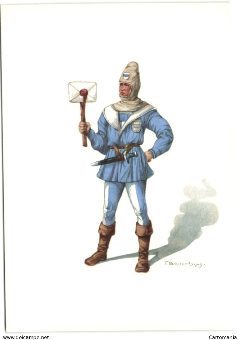 Messager De Zoug Costume Du Xve Sicèle - Zug