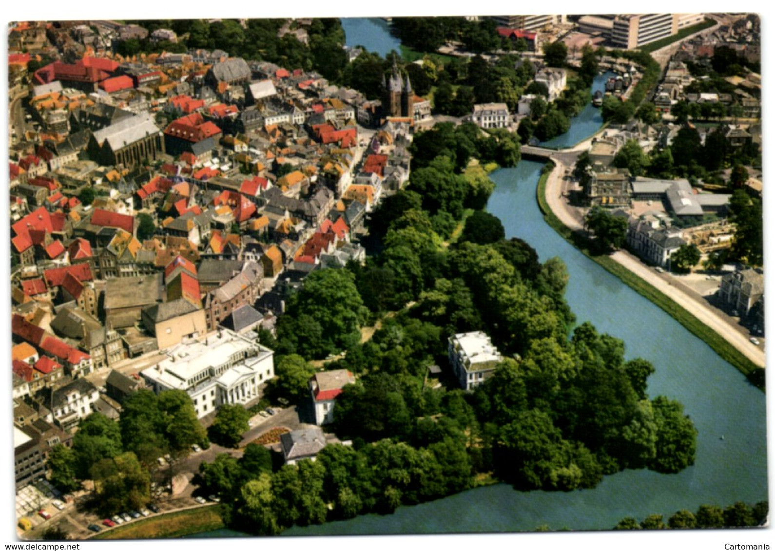 Groeten Uit Zwolle - Het Centrum Met Singelgracht En Sassenpoort Vanuit De Lucht - Zwolle