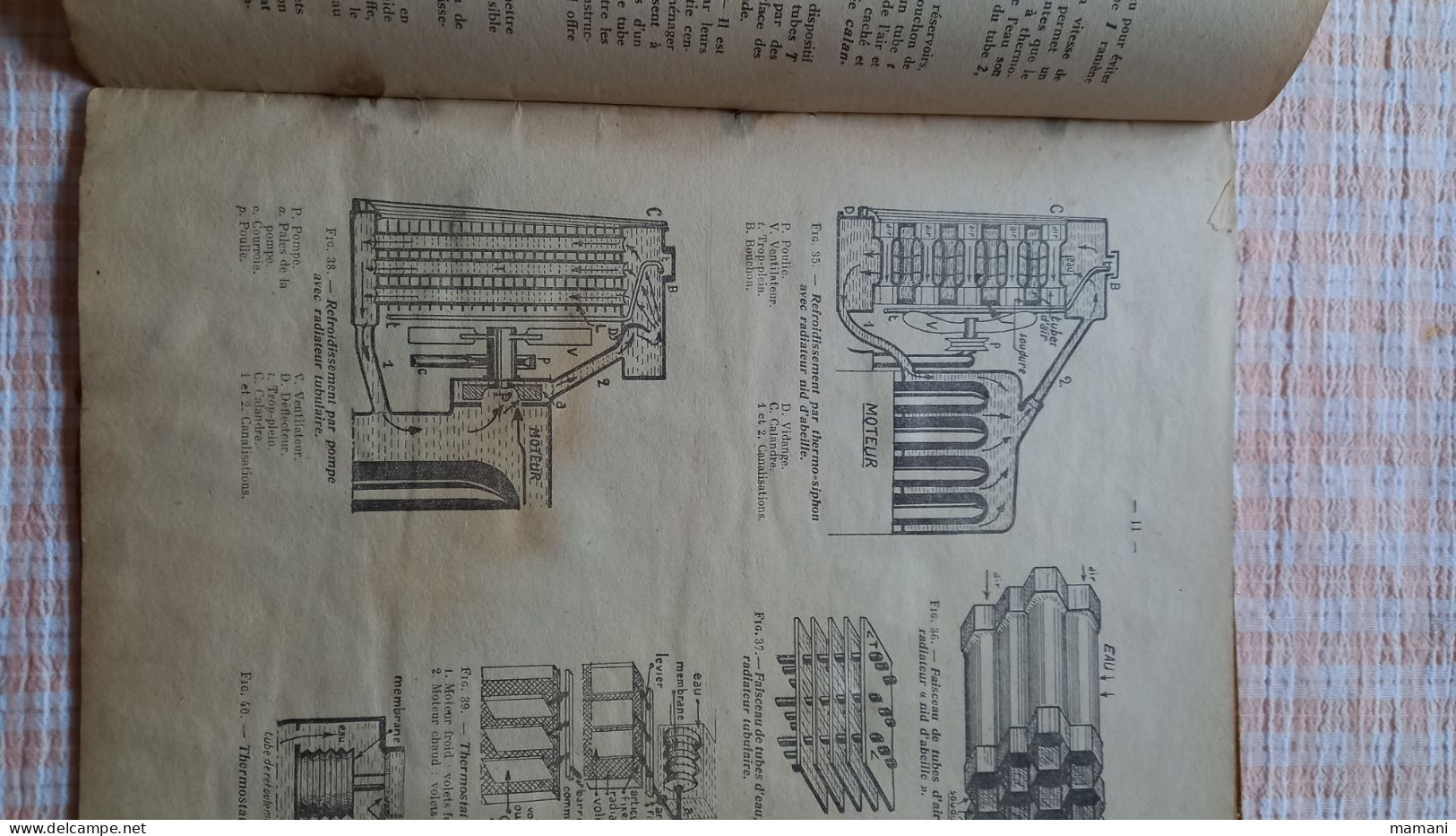 Technologie automobile pour ouvriers et apprentis injection graissage etc...