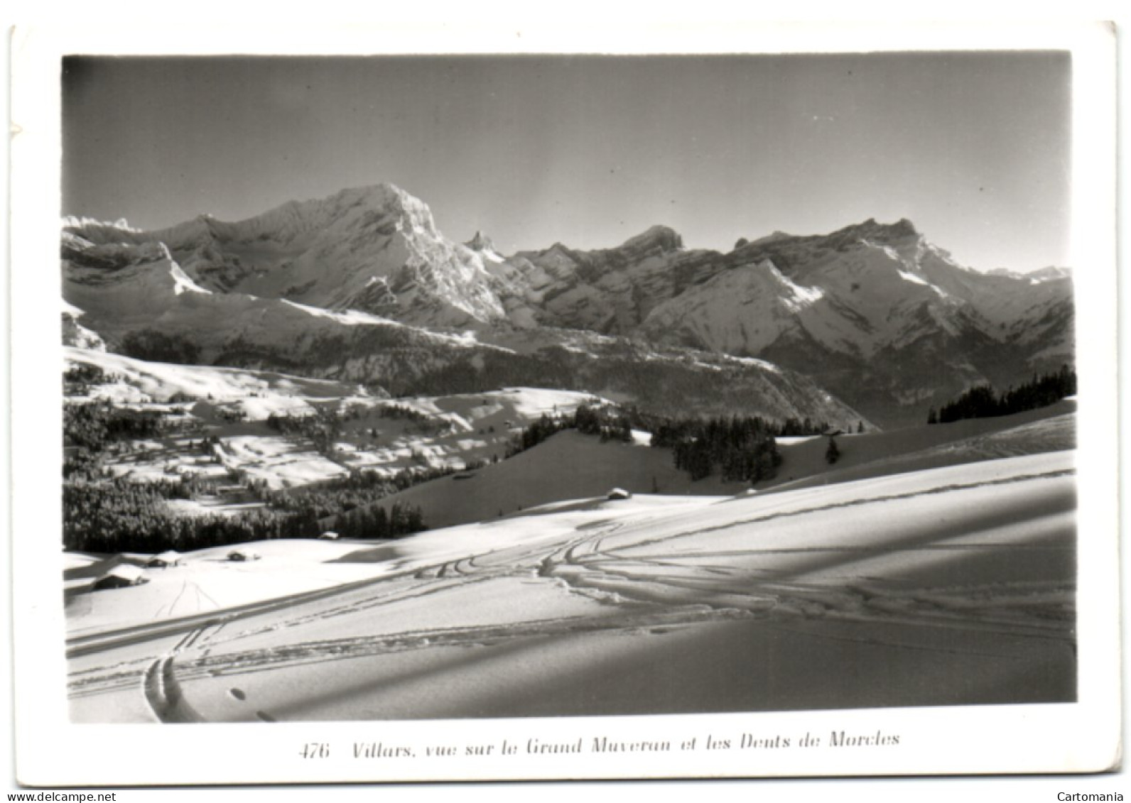 Villars - Vue Sur Le Grand Muveran Et Les Dents De Morcles - Morcles