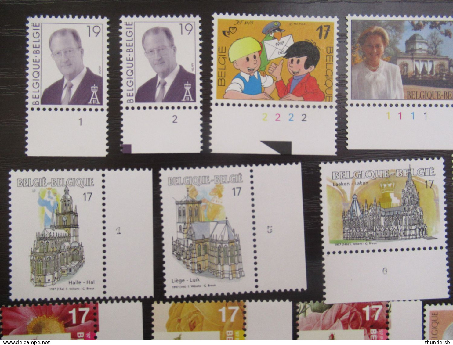 Zeer Mooi Lot Plaatnummers - Postfris ** - Face Value: 15,52 Euro - 1991-2000