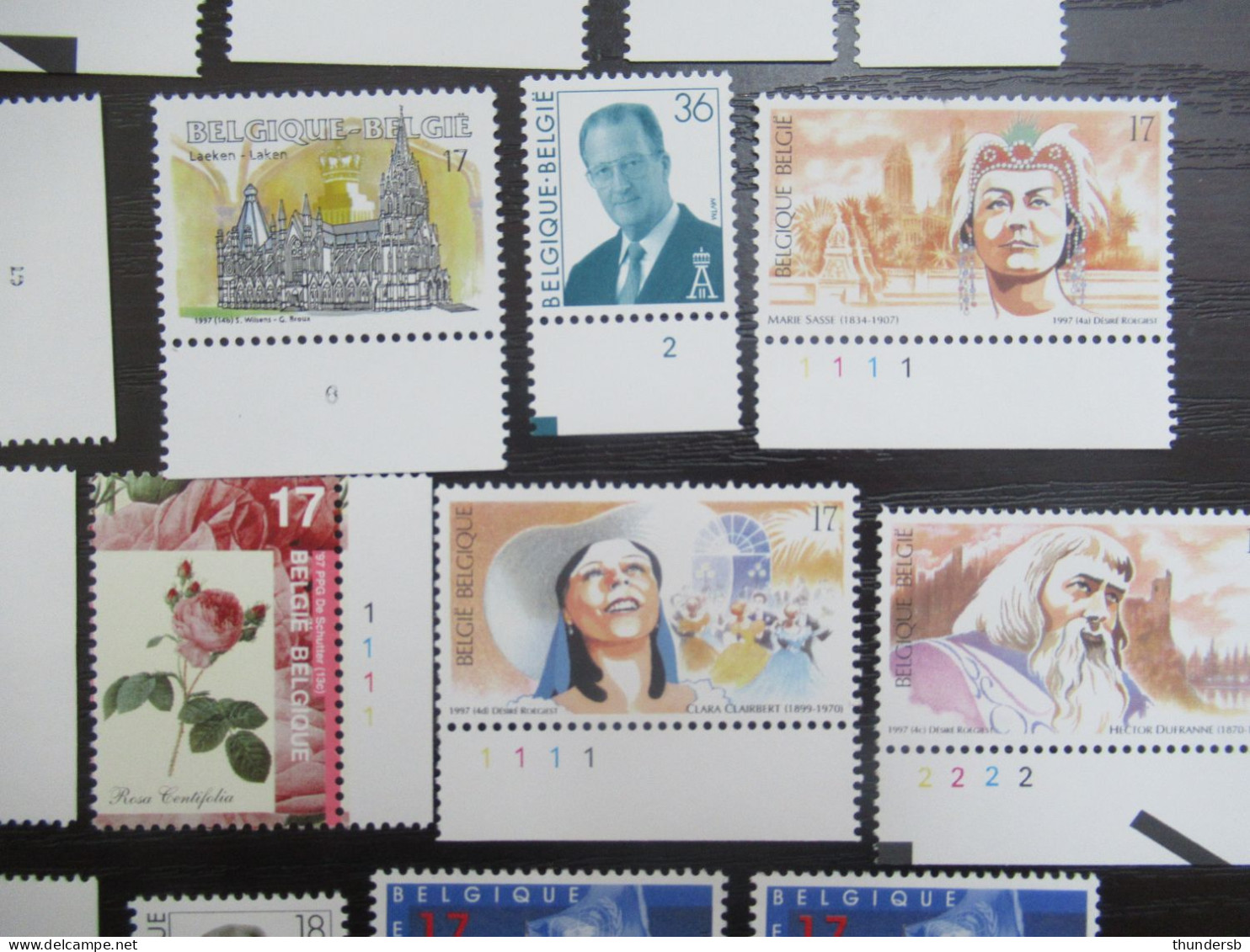 Zeer Mooi Lot Plaatnummers - Postfris ** - Face Value: 15,52 Euro - 1991-2000