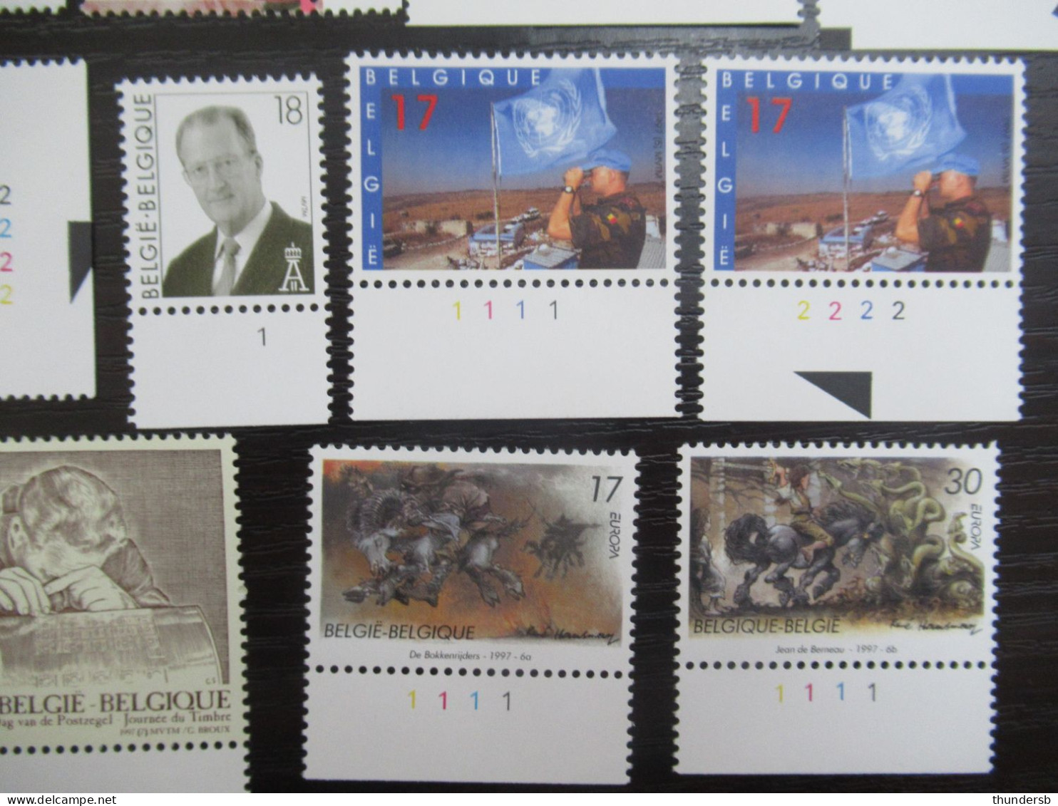 Zeer Mooi Lot Plaatnummers - Postfris ** - Face Value: 15,52 Euro - 1991-2000