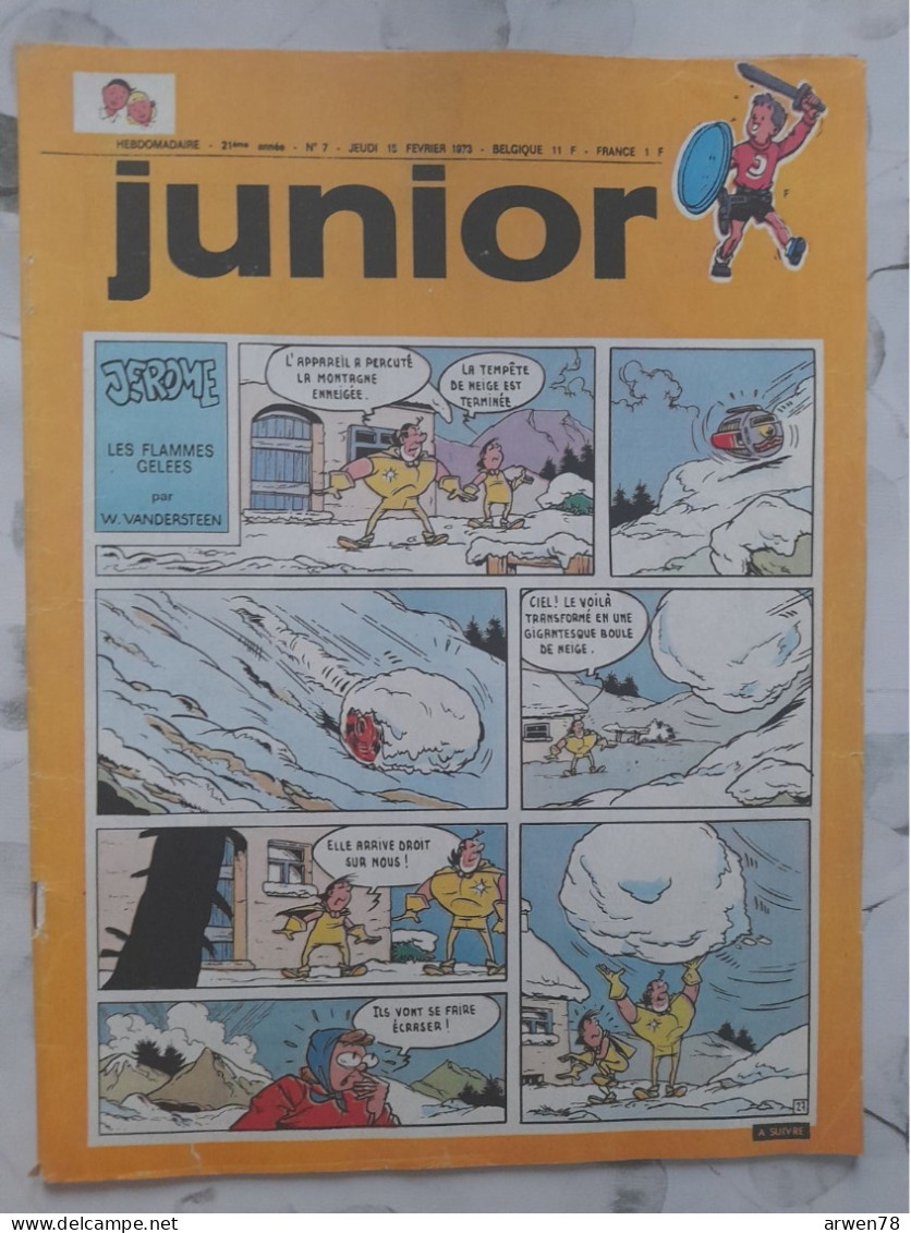 Chez Nous Junior Aout 1972 TINTIN LE LAC AUX REQUINS Ric Hochet Modeste Et Pompon  Etc... - CANAL BD Magazine