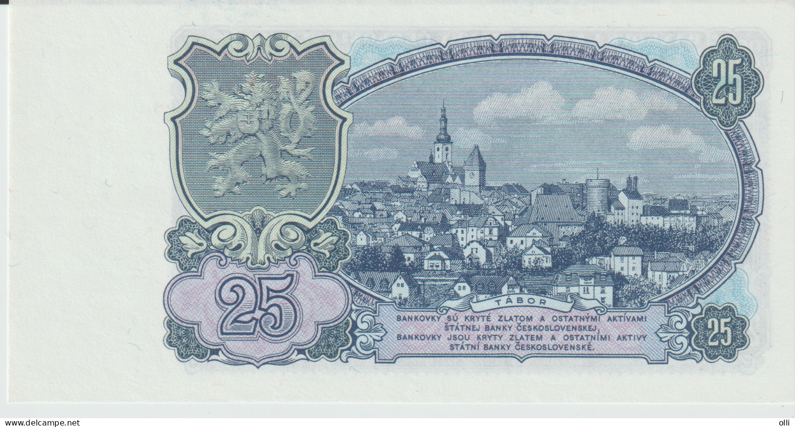 Czechoslovakia 25 Korun 1953 84 Unc - Tsjechoslowakije