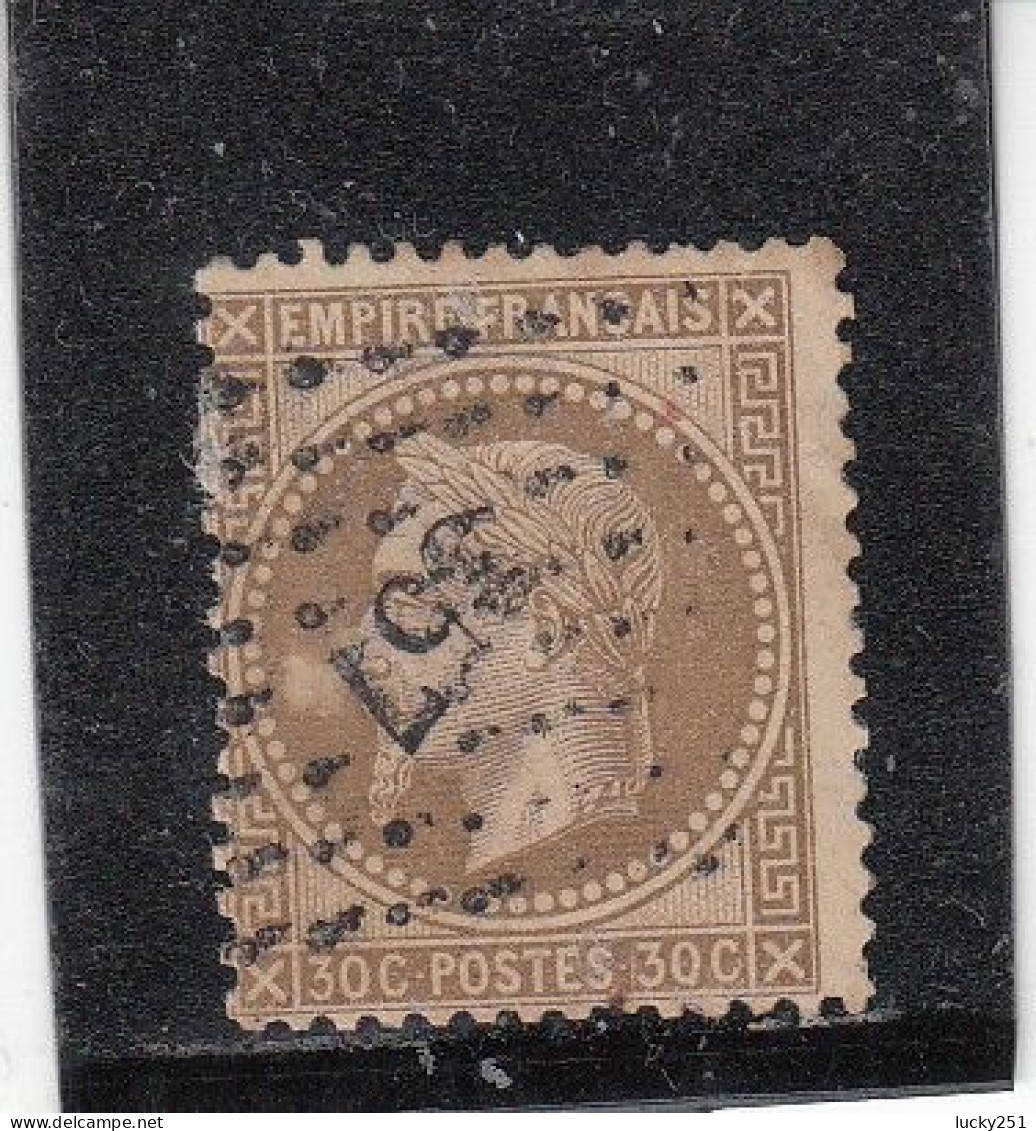 France - Année 1863/70 - N°YT 30 - Type Empire Lauré - Oblitération PC - 1863-1870 Napoleon III With Laurels